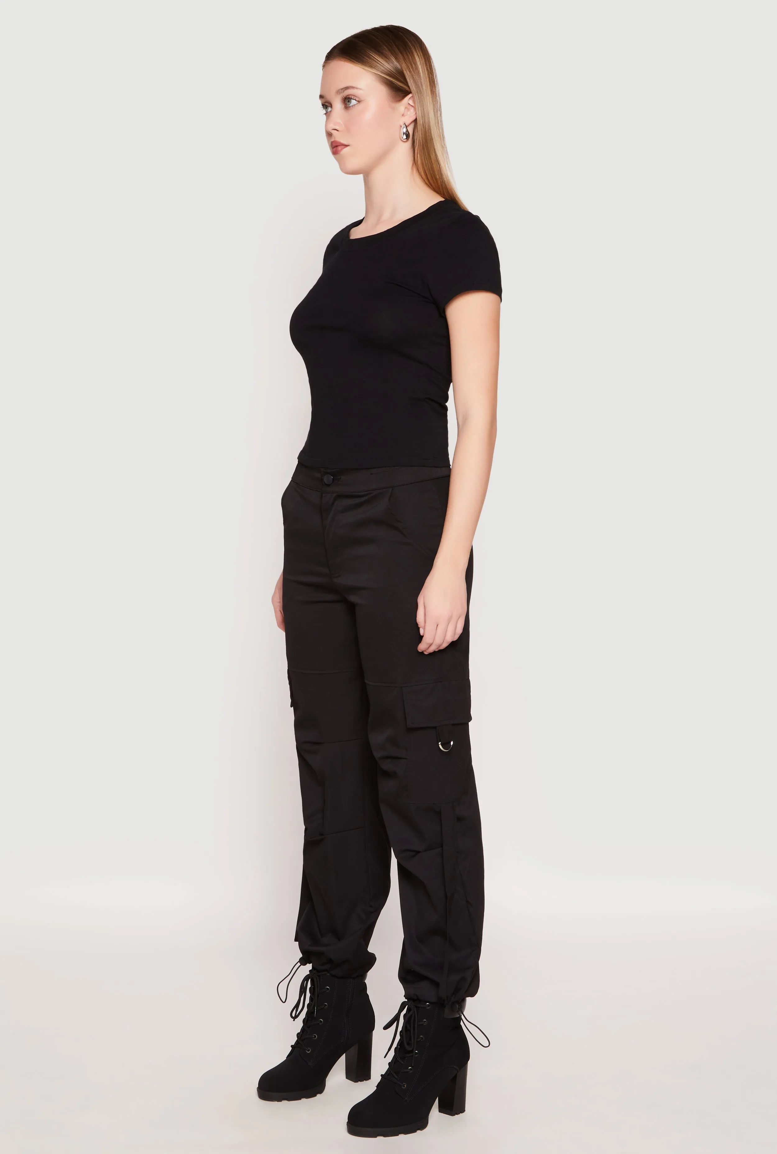 Toggle Drawstring Hem Cargo Pants sold by Rainbow product image thumbnail 2
