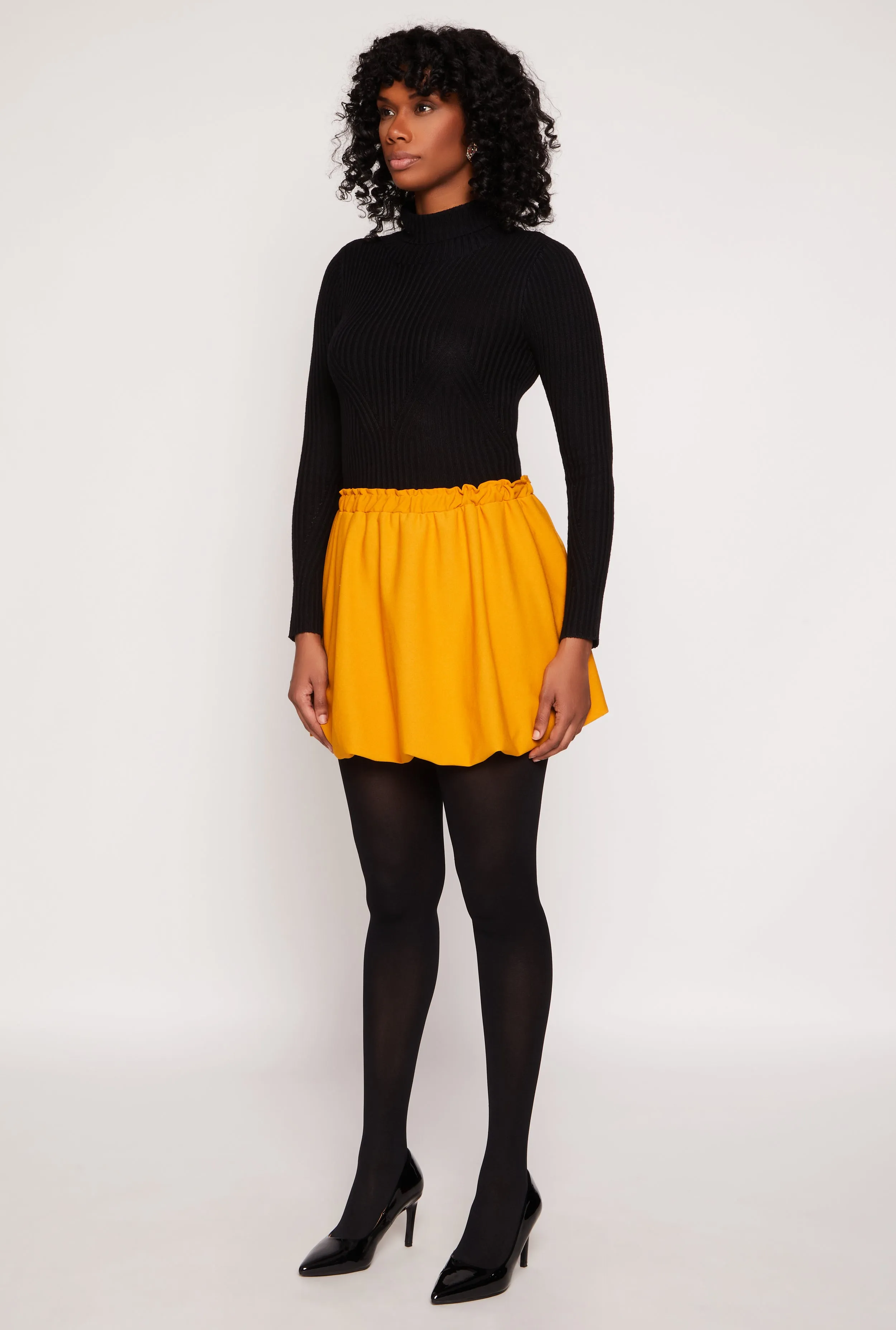 Crepe Knit Bubble Skirt sold by Rainbow product image thumbnail 2