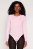 Daisy Crew Neck Long Sleeve Bodysuit sold by Rainbow