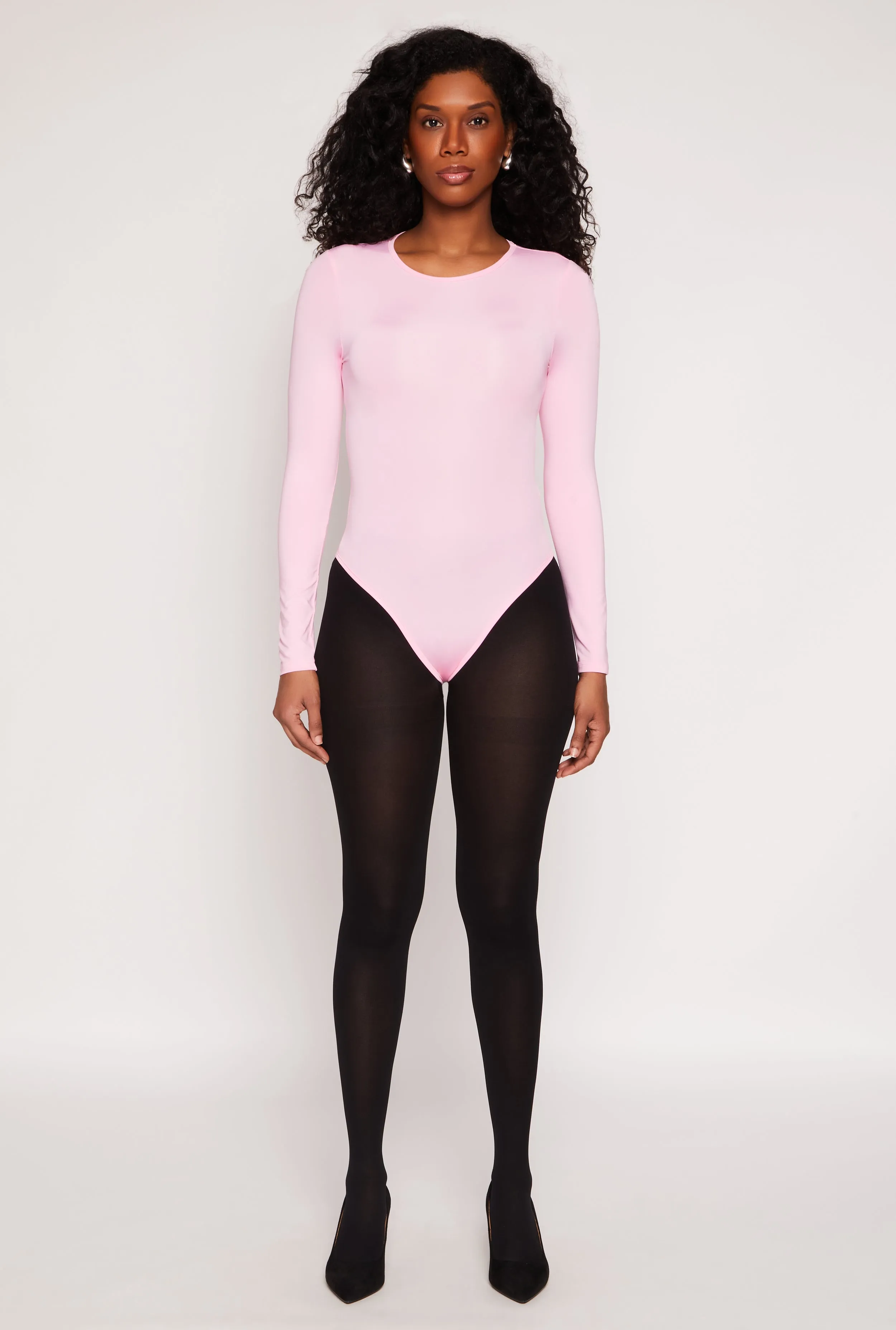 Daisy Crew Neck Long Sleeve Bodysuit sold by Rainbow