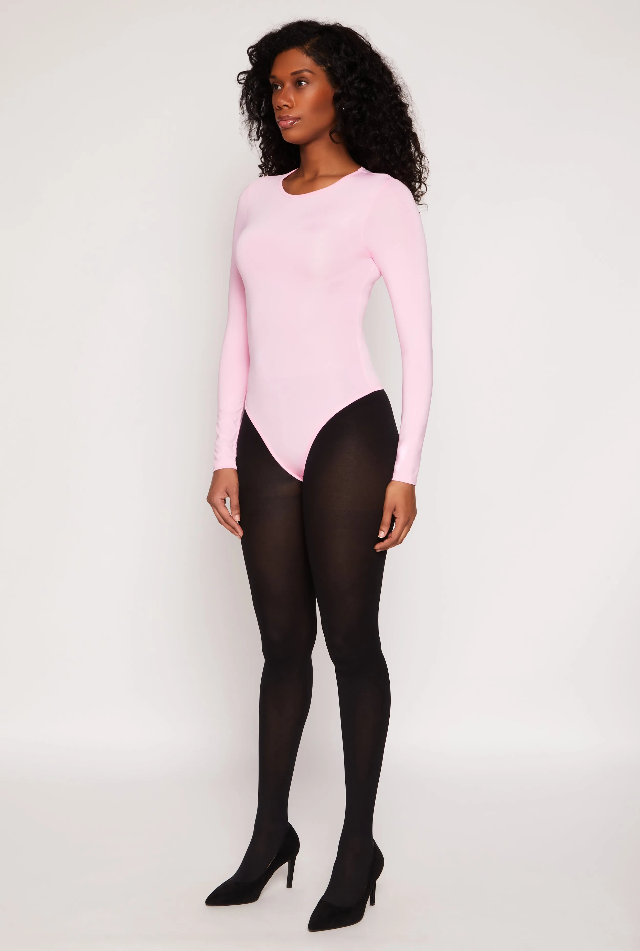 Daisy Crew Neck Long Sleeve Bodysuit sold by Rainbow product image thumbnail 3