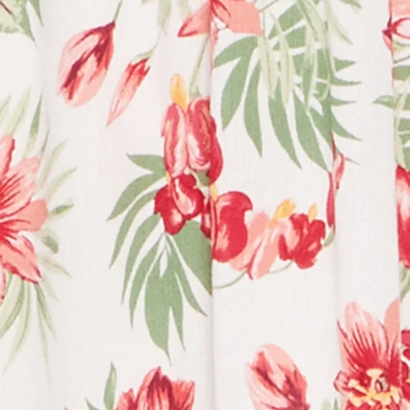 Floral Print Empire Waist Maxi Dress sold by Rainbow product image thumbnail 4