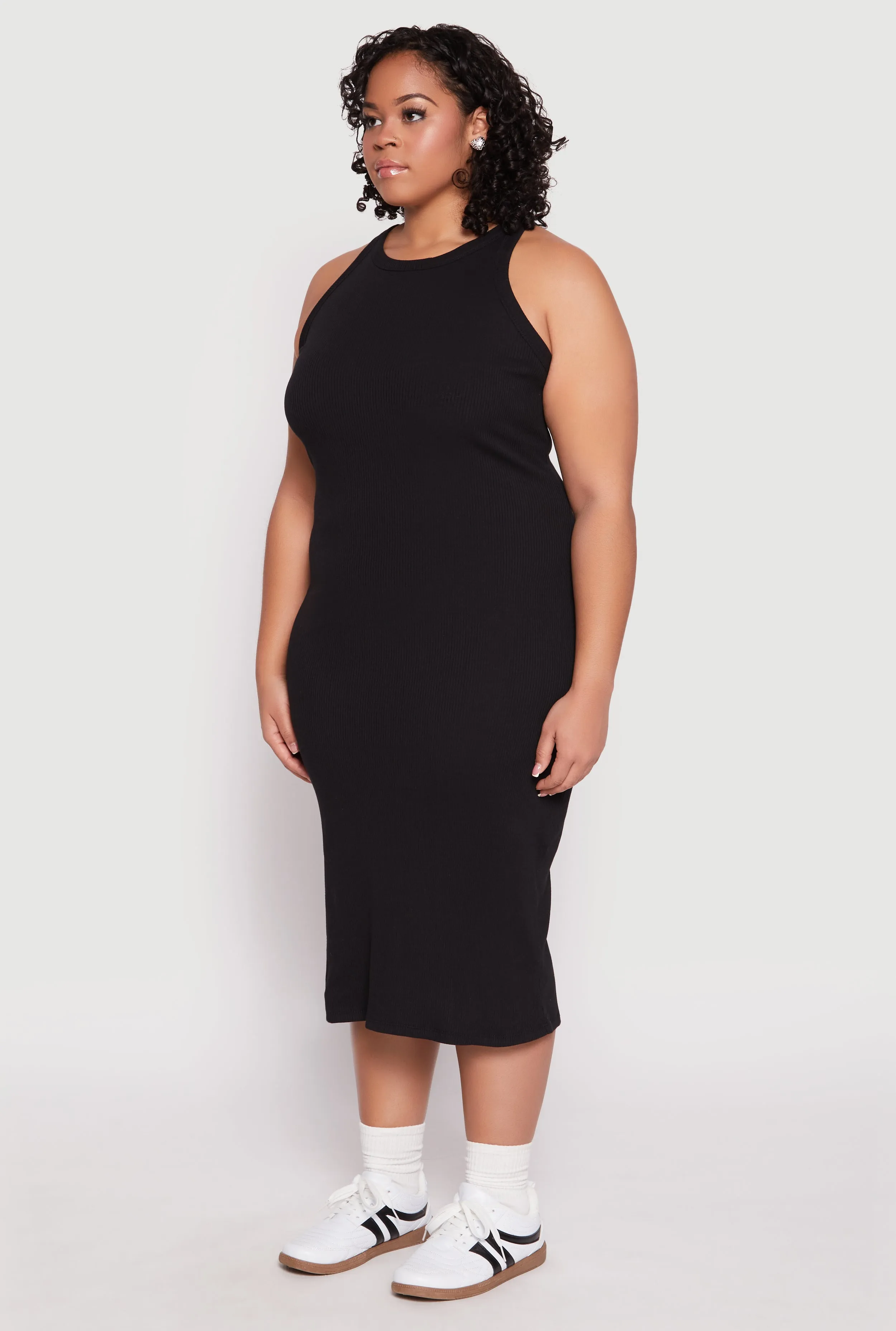 Plus Size Almost Famous Racerback Tank Dress sold by Rainbow product image thumbnail 2