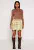 Plaid High Waisted Bubble Skirt sold by Rainbow