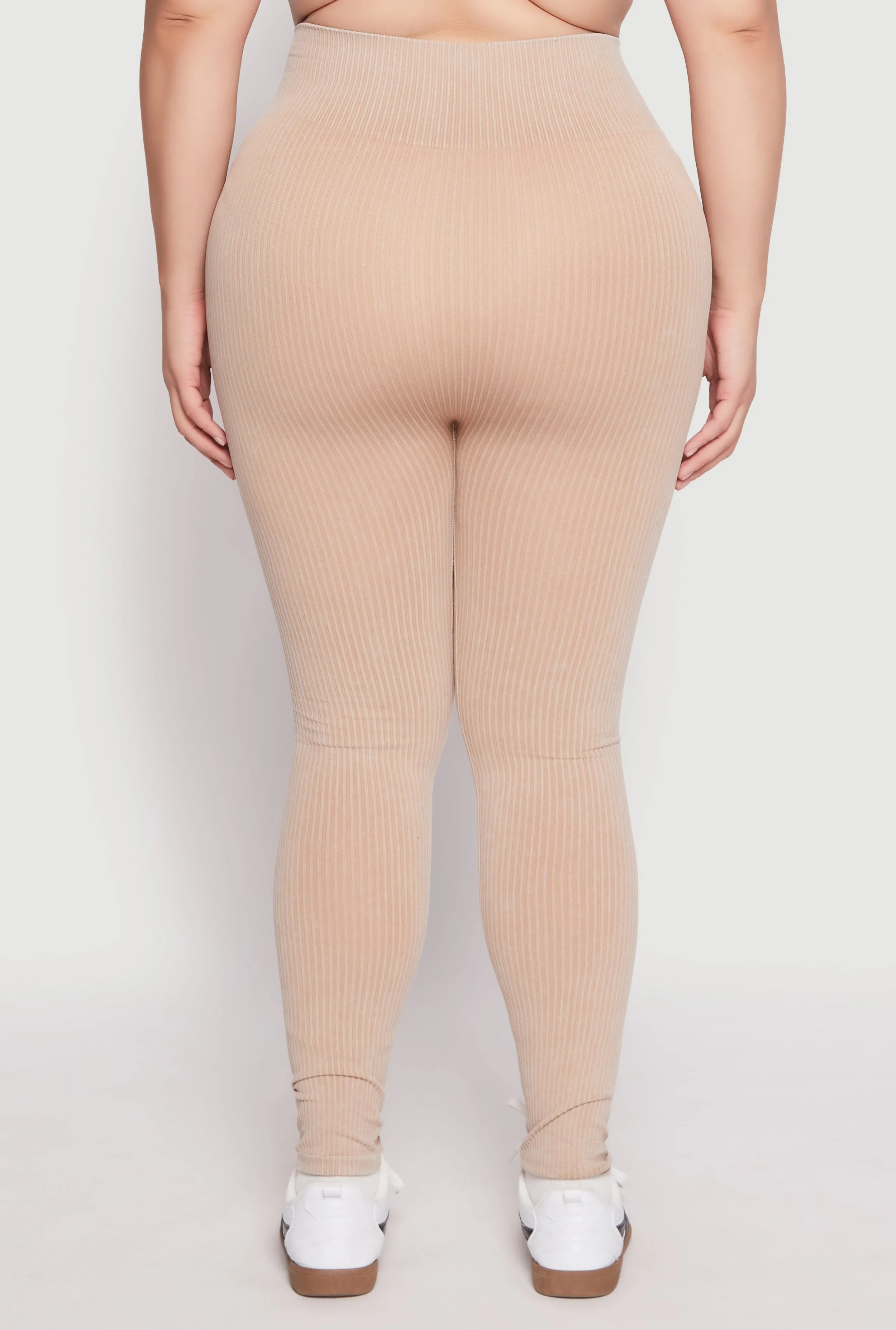 Plus Size Seamless Acid Wash High Waist Leggings sold by Rainbow product image thumbnail 3