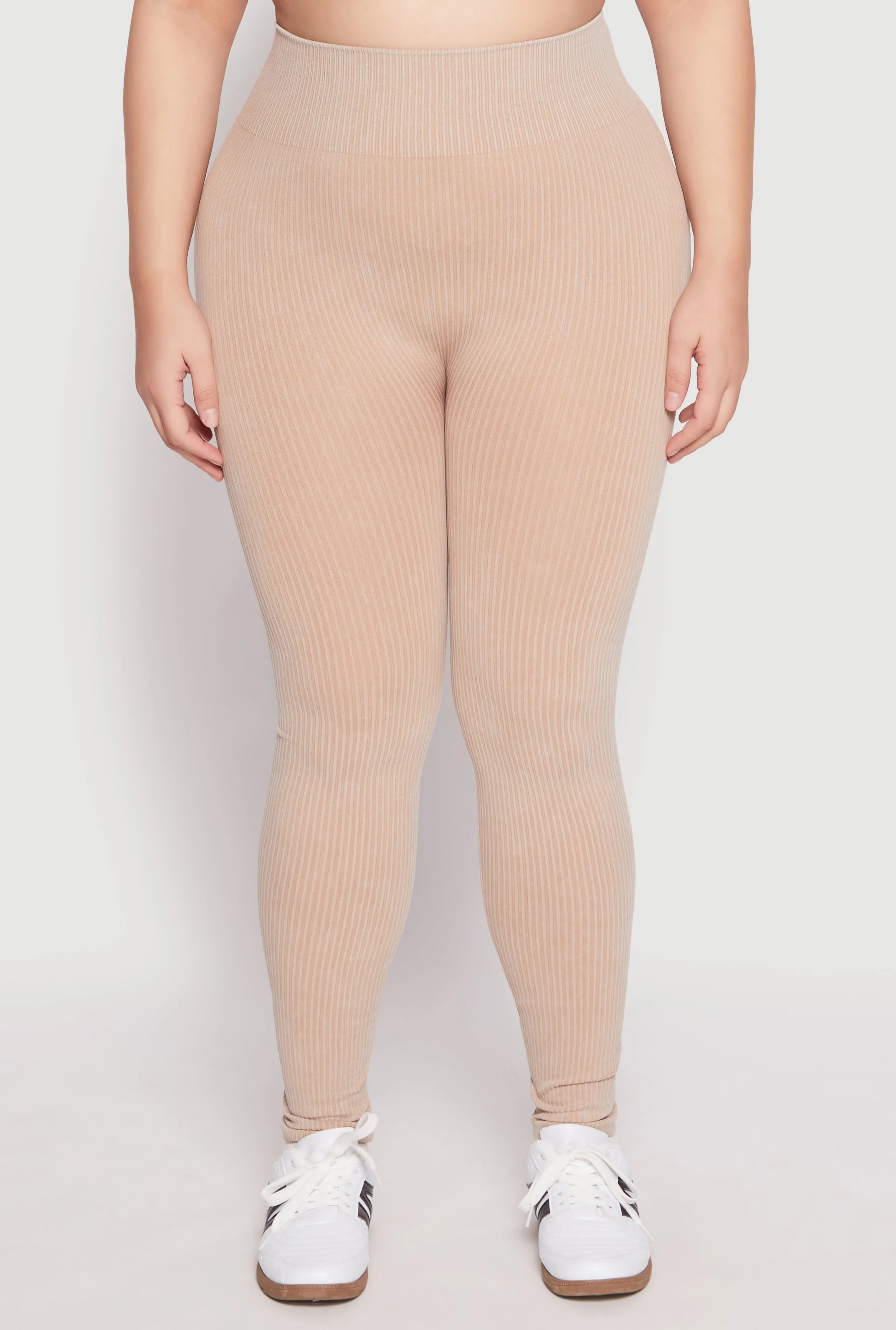 Plus Size Seamless Acid Wash High Waist Leggings sold by Rainbow product image thumbnail 2