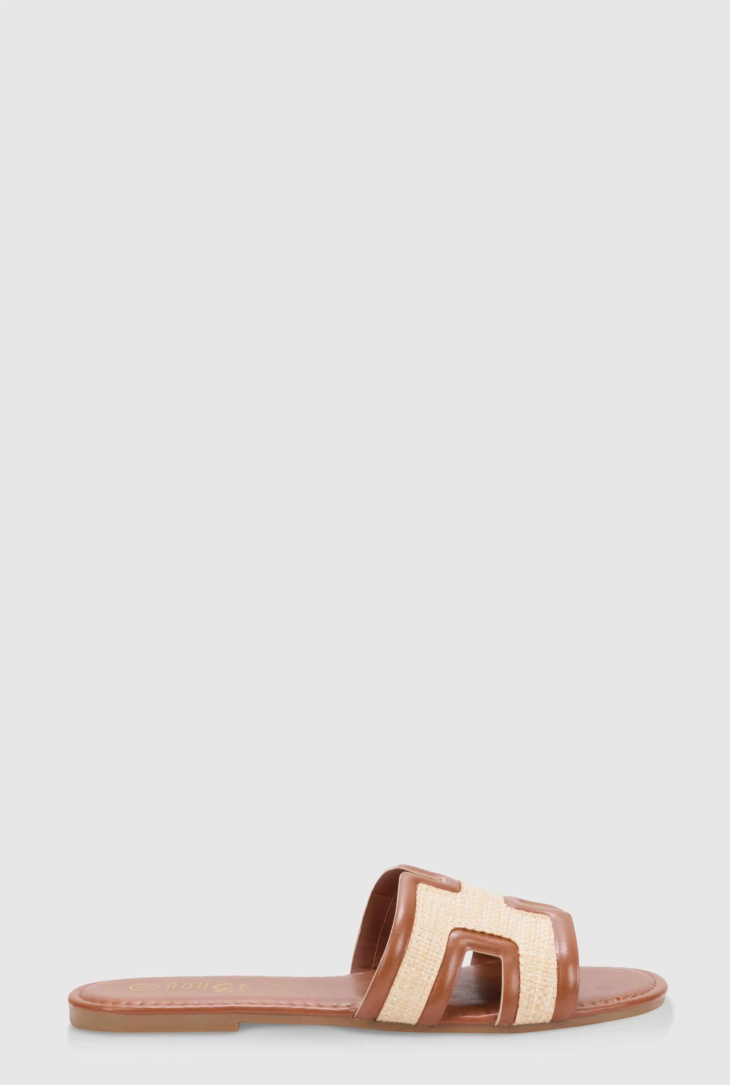 Woven Cut Out Band Slide Sandals sold by Rainbow product image thumbnail 2