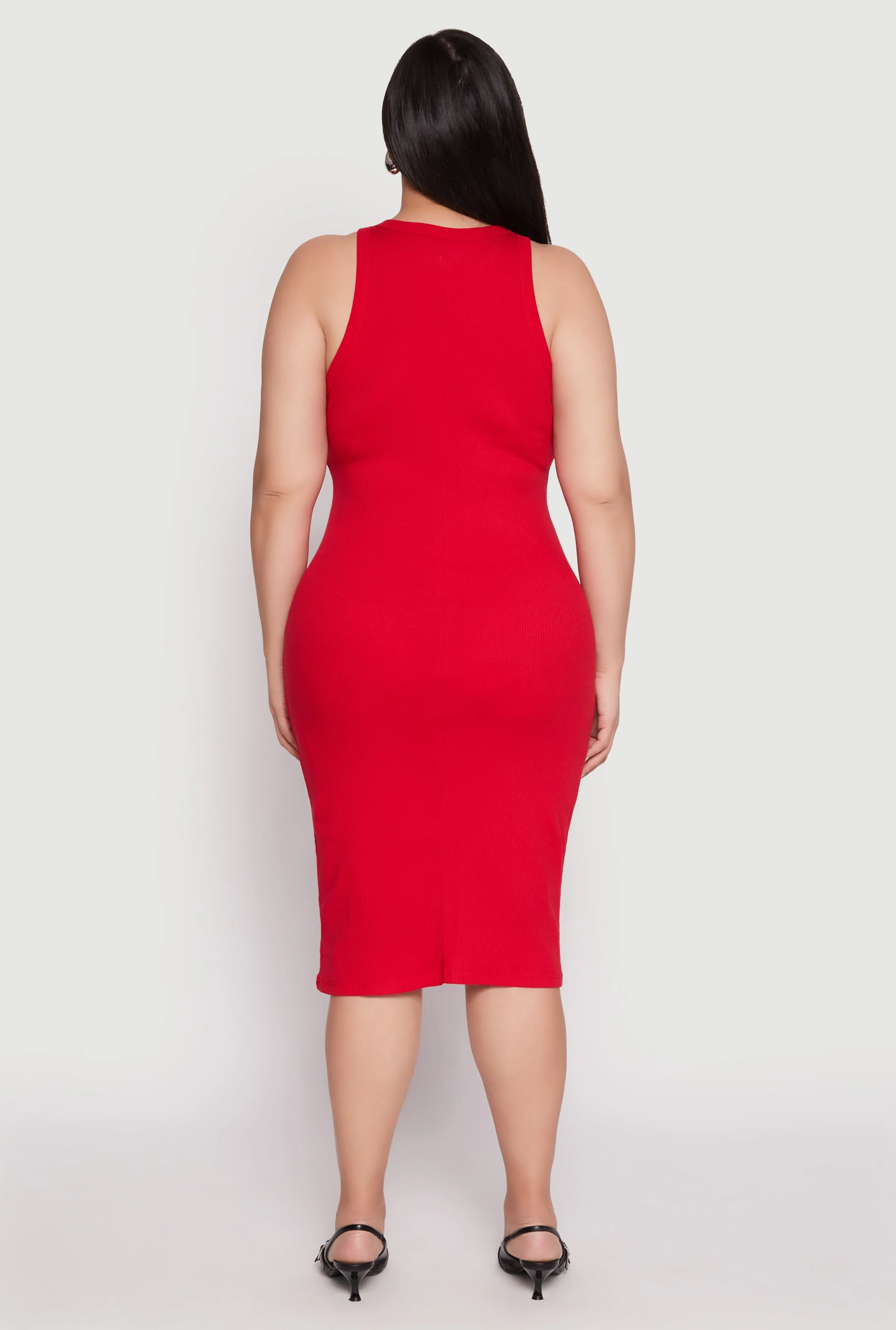 Plus Size Almost Famous Racerback Tank Dress sold by Rainbow product image thumbnail 3