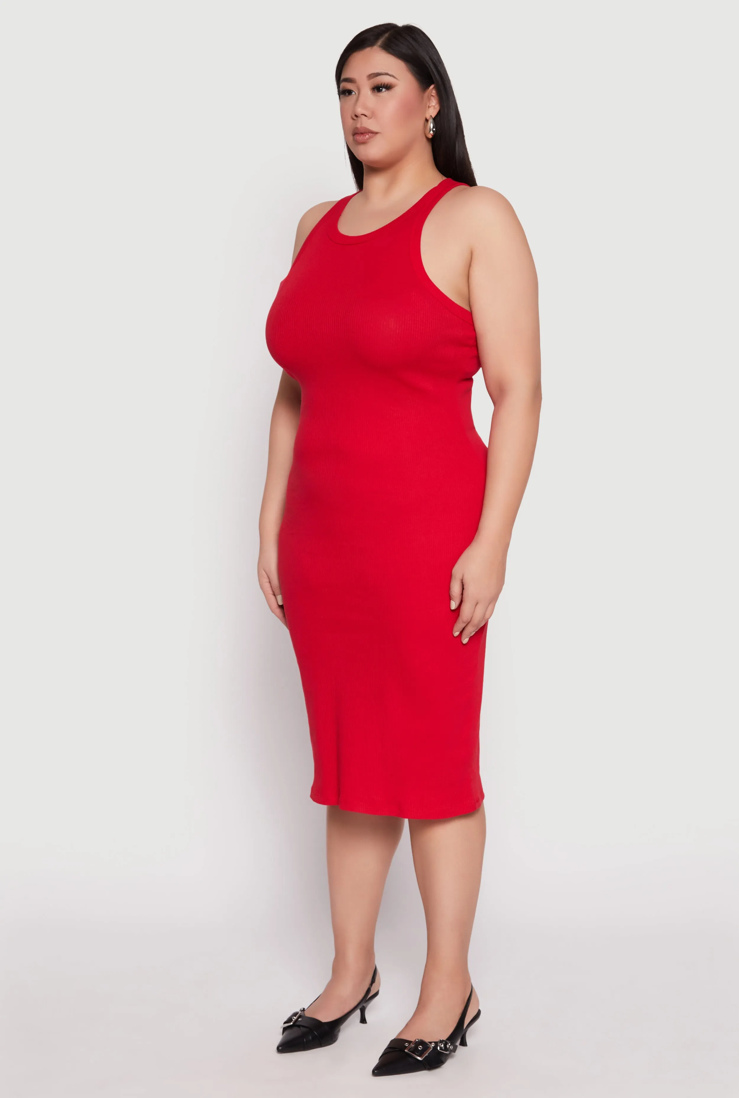Plus Size Almost Famous Racerback Tank Dress sold by Rainbow product image thumbnail 2