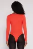 Daisy Scoop Neck Long Sleeve Bodysuit sold by Rainbow