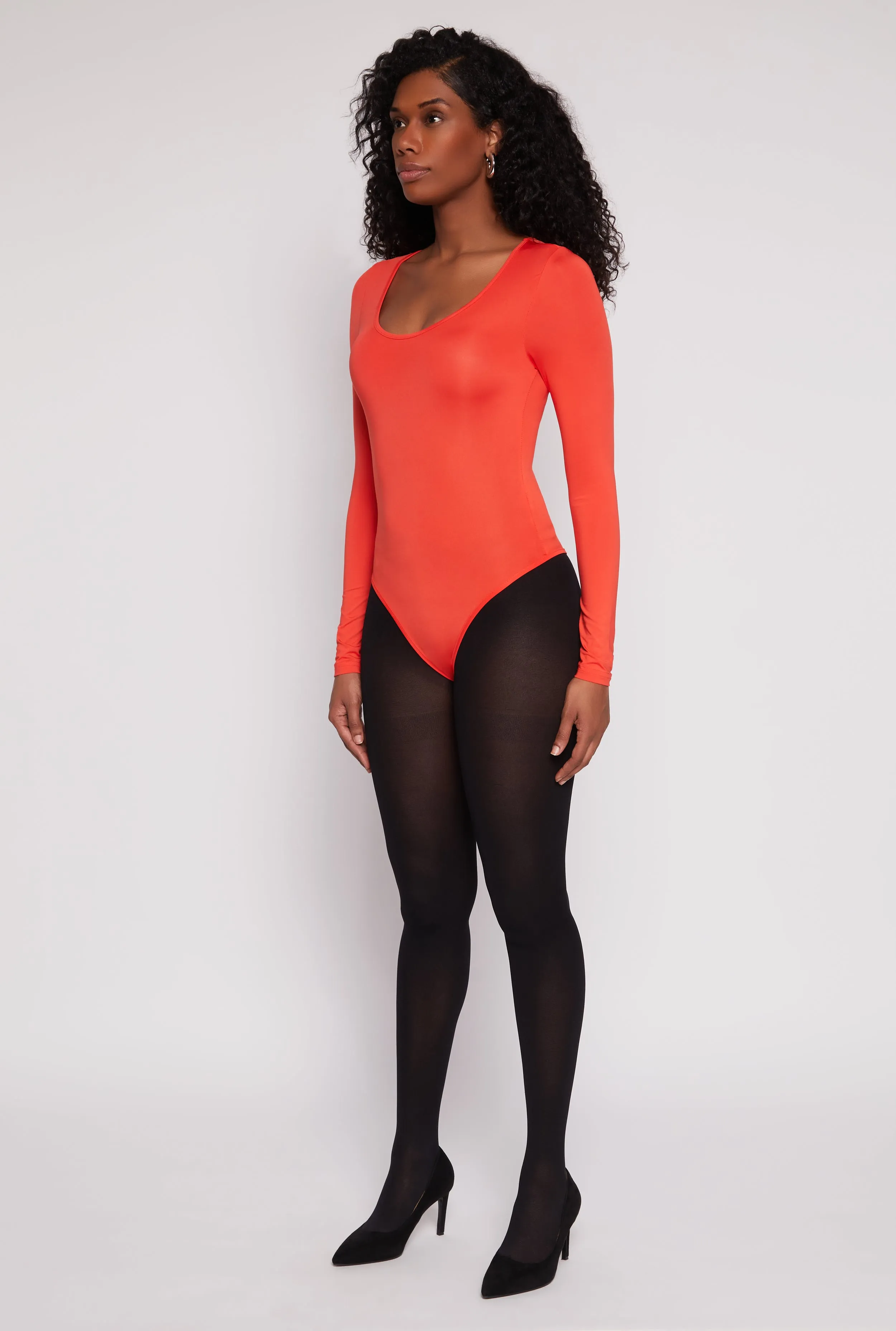 Daisy Scoop Neck Long Sleeve Bodysuit sold by Rainbow product image thumbnail 3