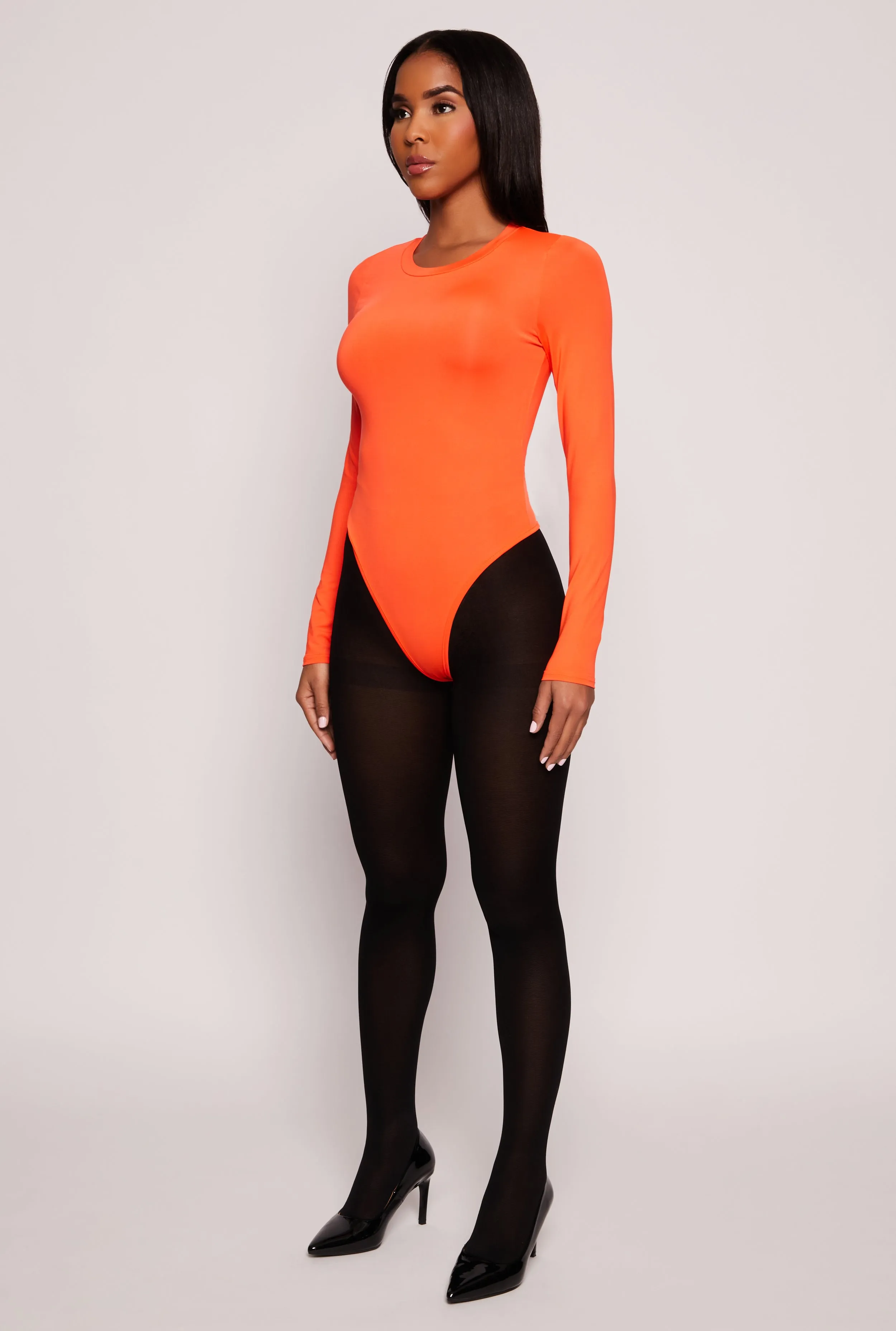 Daisy Long Sleeve Crew Neck Bodysuit sold by Rainbow product image thumbnail 3