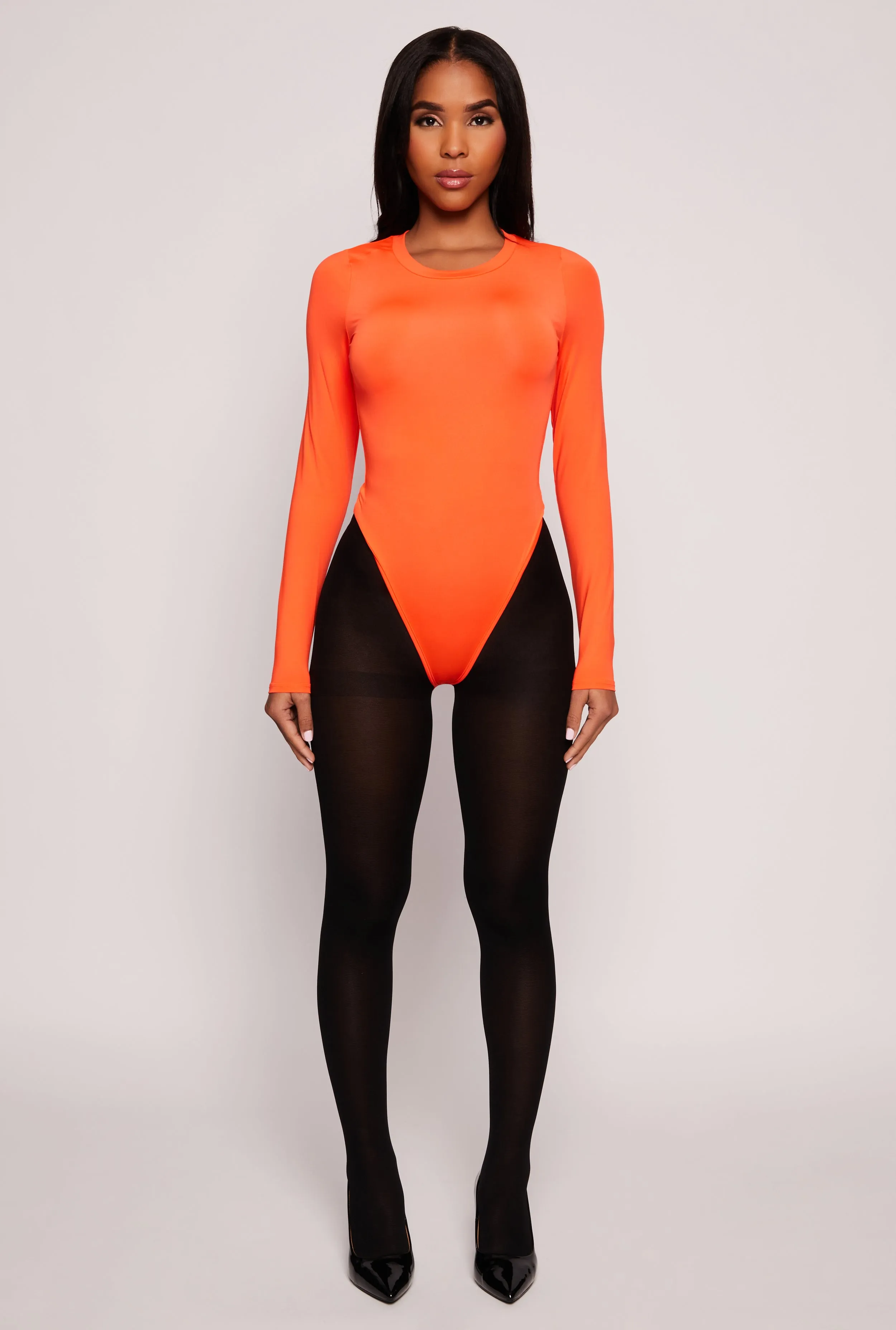 Daisy Long Sleeve Crew Neck Bodysuit sold by Rainbow