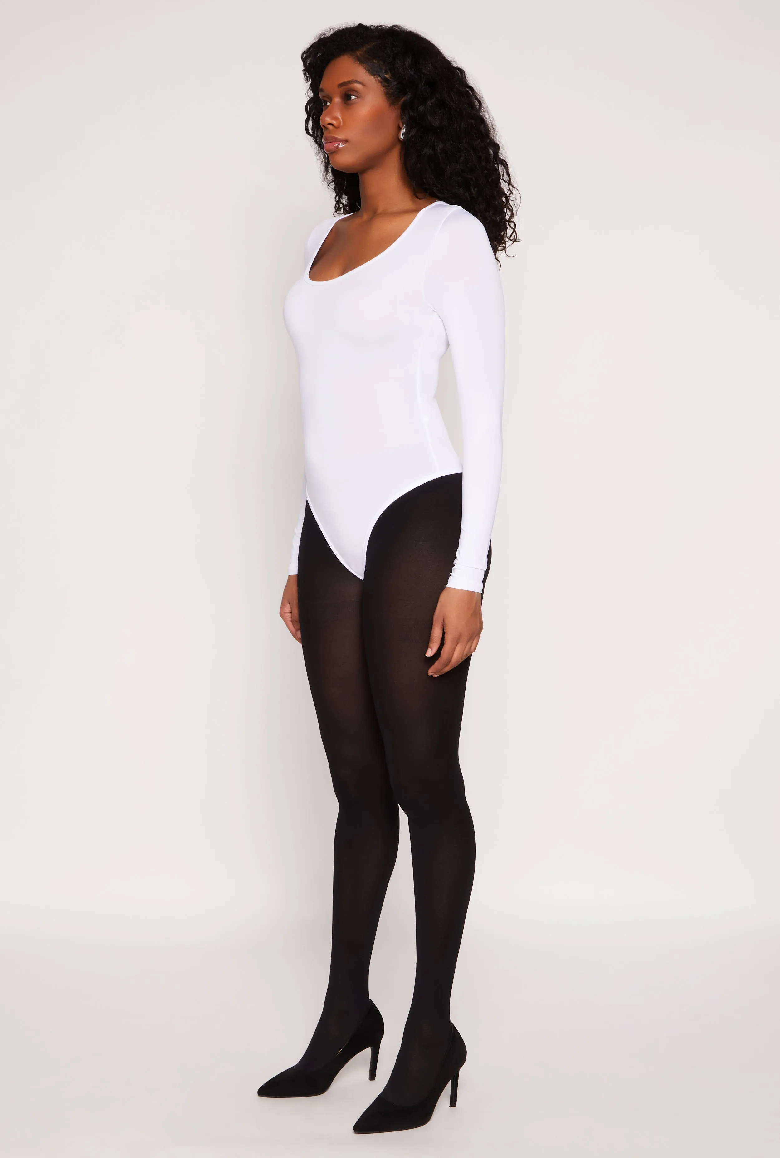 Daisy Scoop Neck Long Sleeve Bodysuit sold by Rainbow product image thumbnail 3