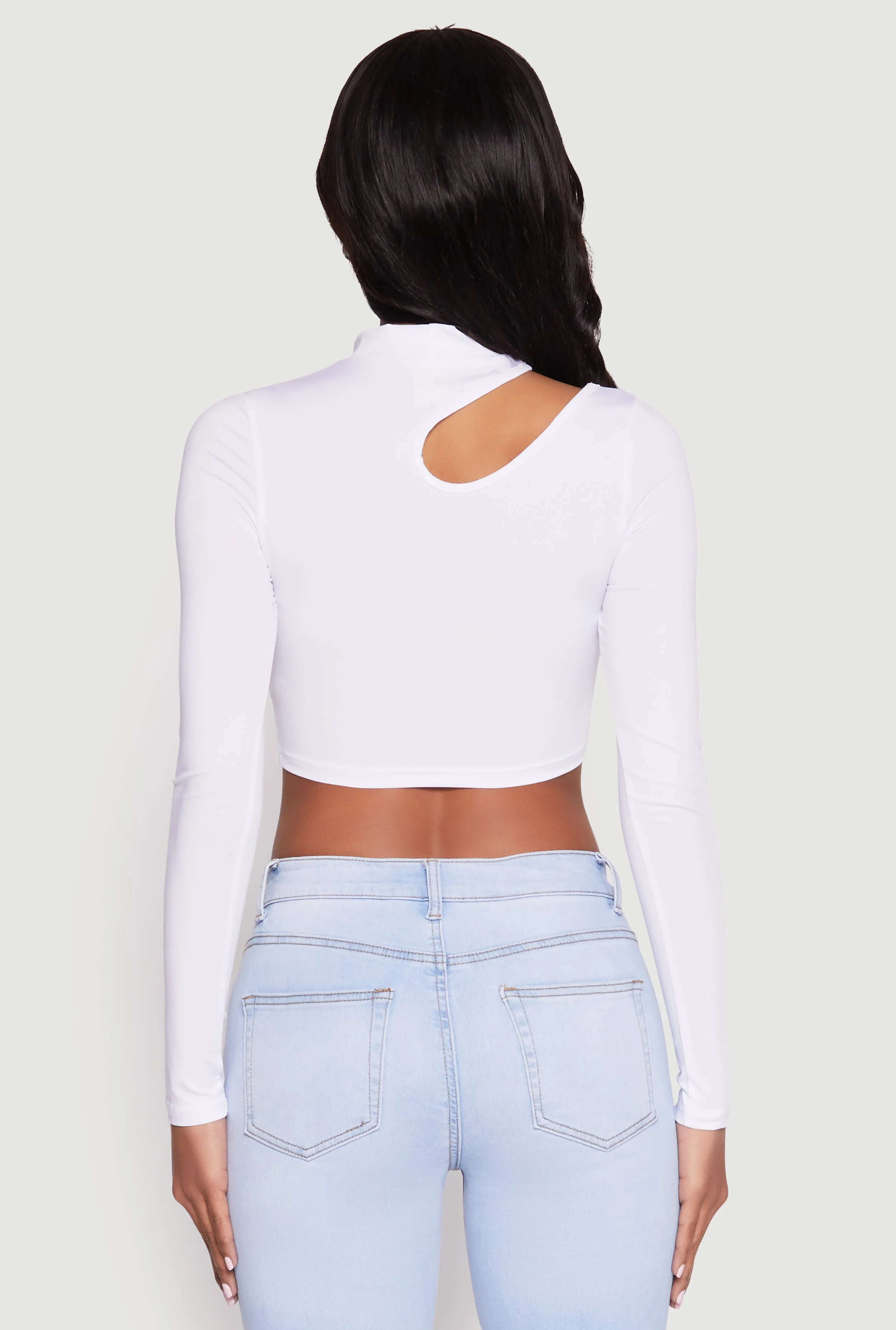 Daisy Keyhole Shoulder Crop Top sold by Rainbow product image thumbnail 5
