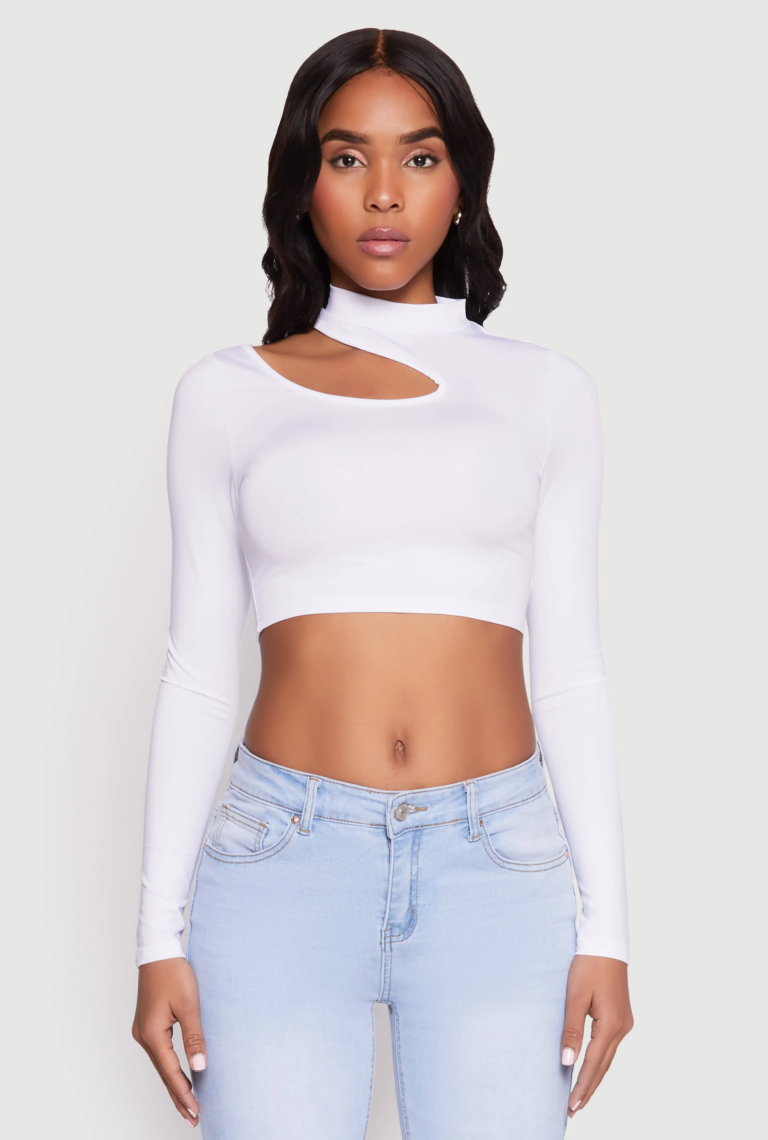 Daisy Keyhole Shoulder Crop Top sold by Rainbow product image thumbnail 2