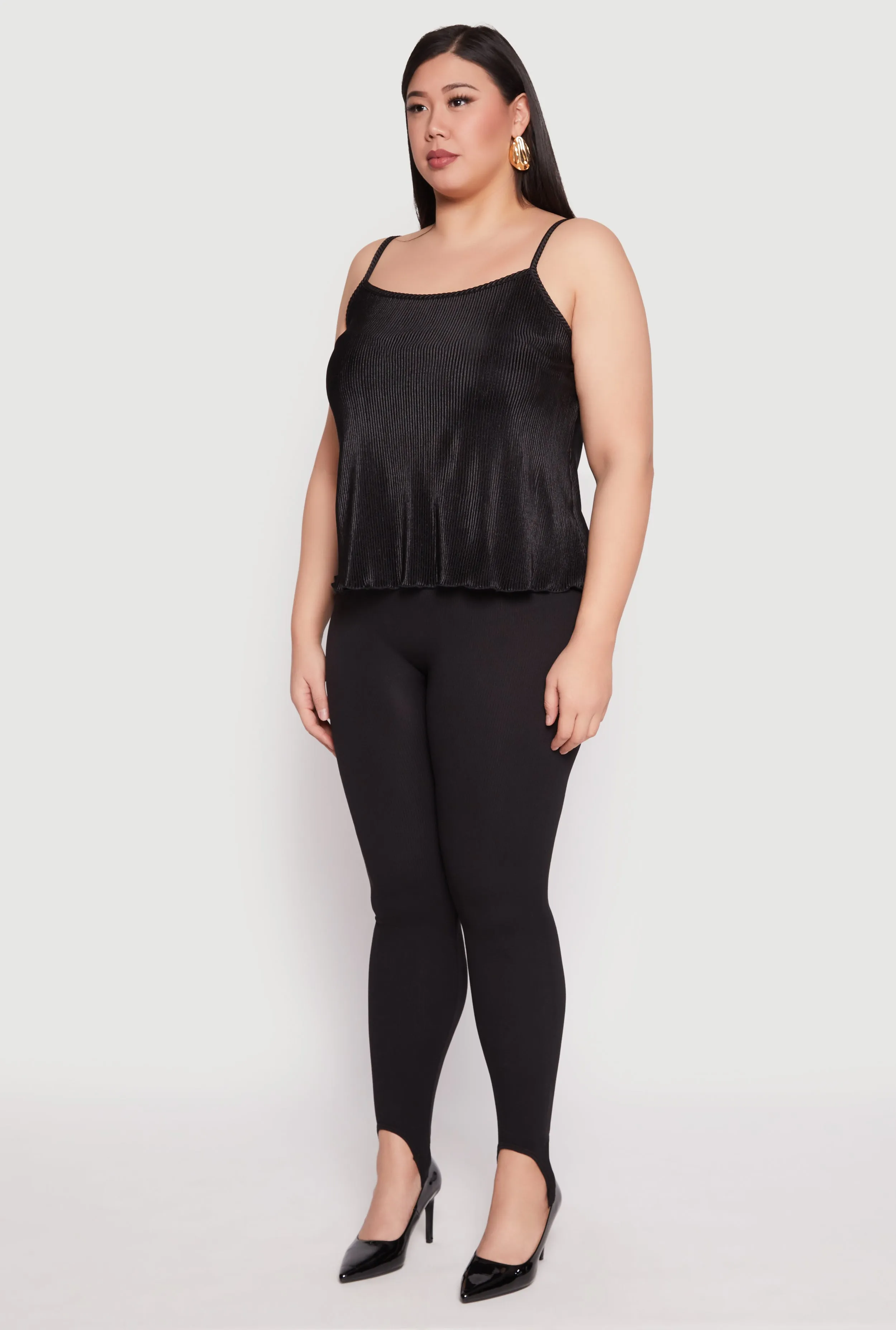 Plus Size Plisse Cami sold by Rainbow product image thumbnail 3