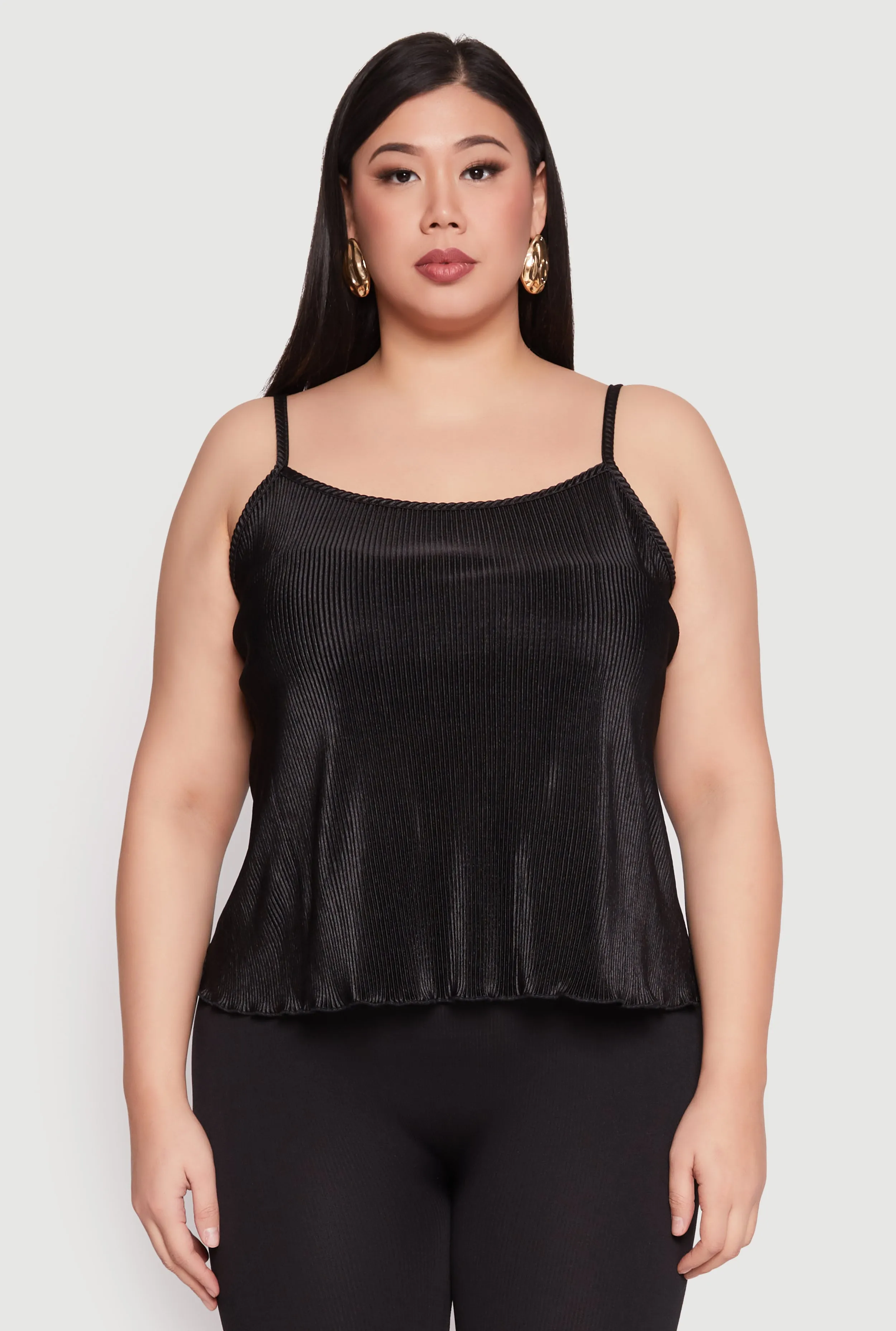 Plus Size Plisse Cami sold by Rainbow product image thumbnail 2