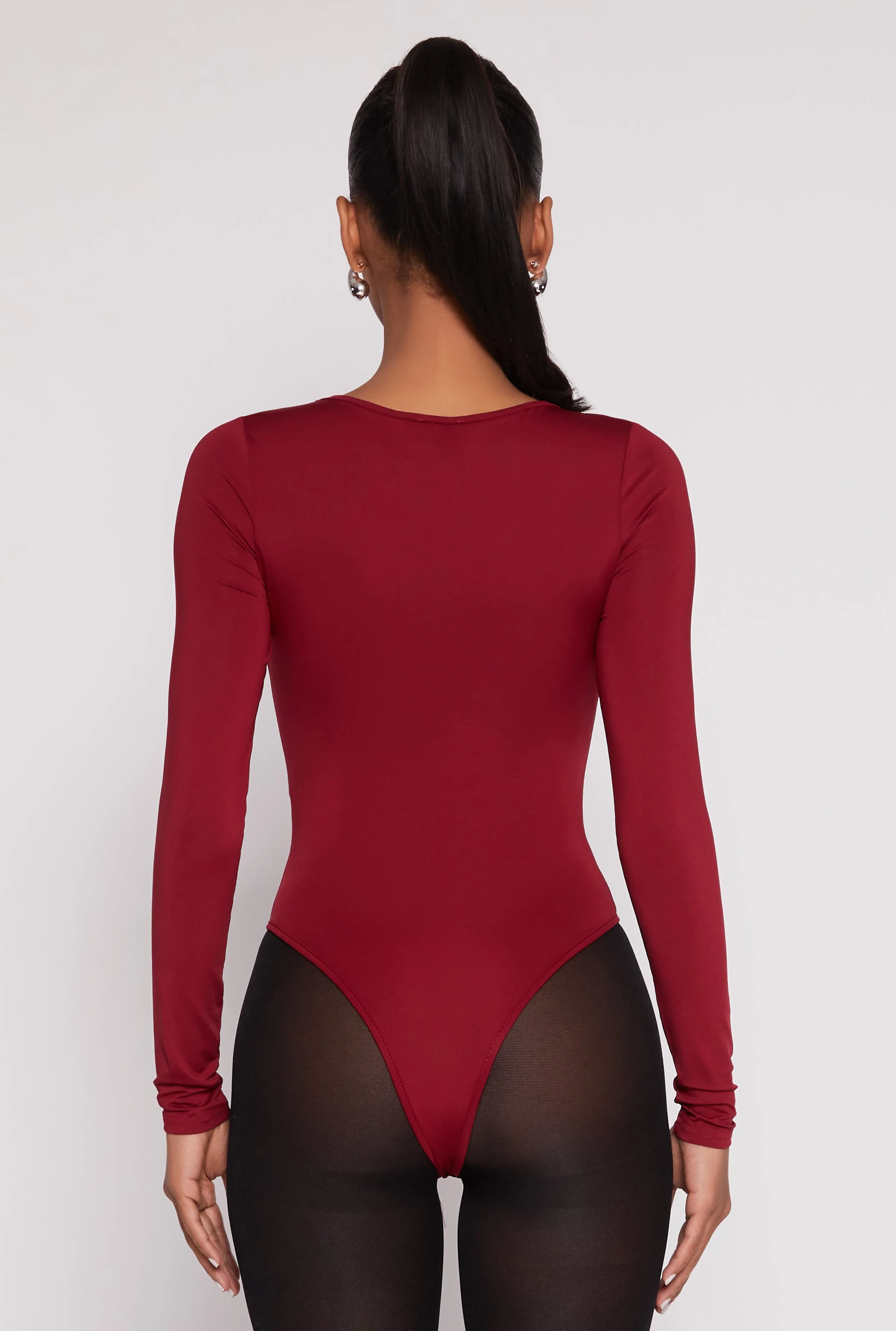 Daisy Scoop Neck Long Sleeve Bodysuit sold by Rainbow product image thumbnail 5