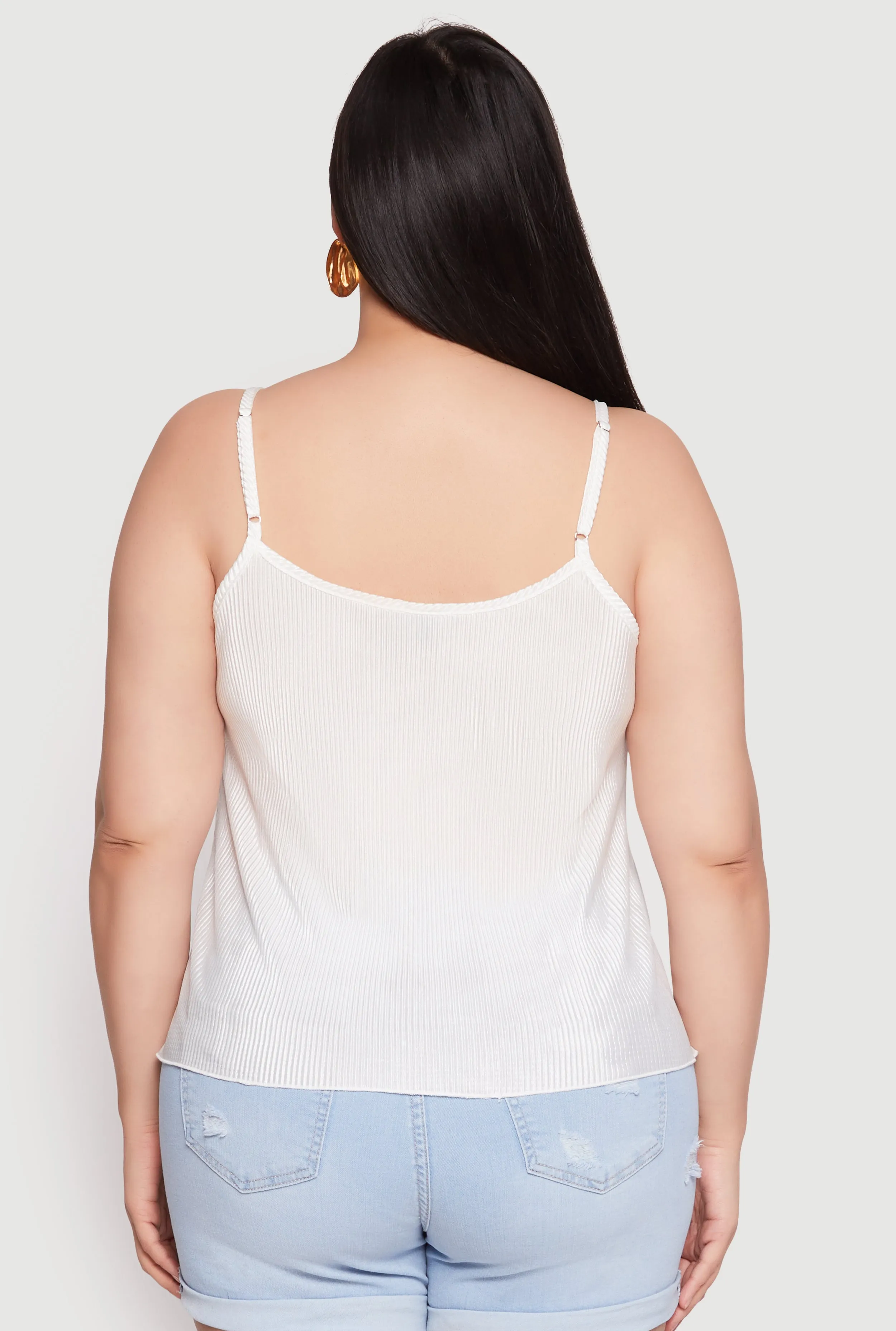 Plus Size Plisse Cami sold by Rainbow product image thumbnail 5