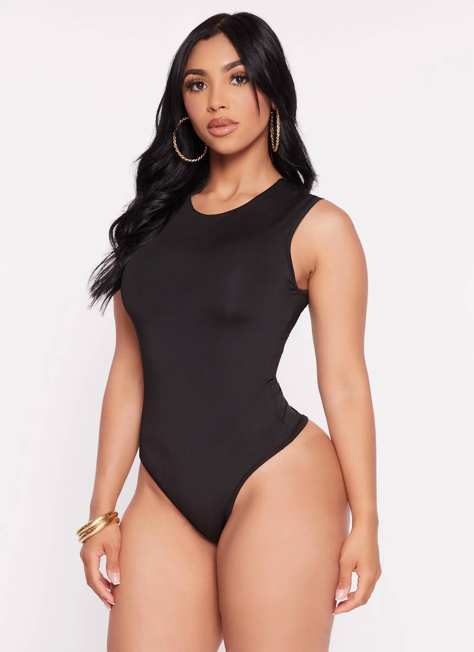 Daisy Sleeveless Crew Neck Bodysuit sold by Rainbow