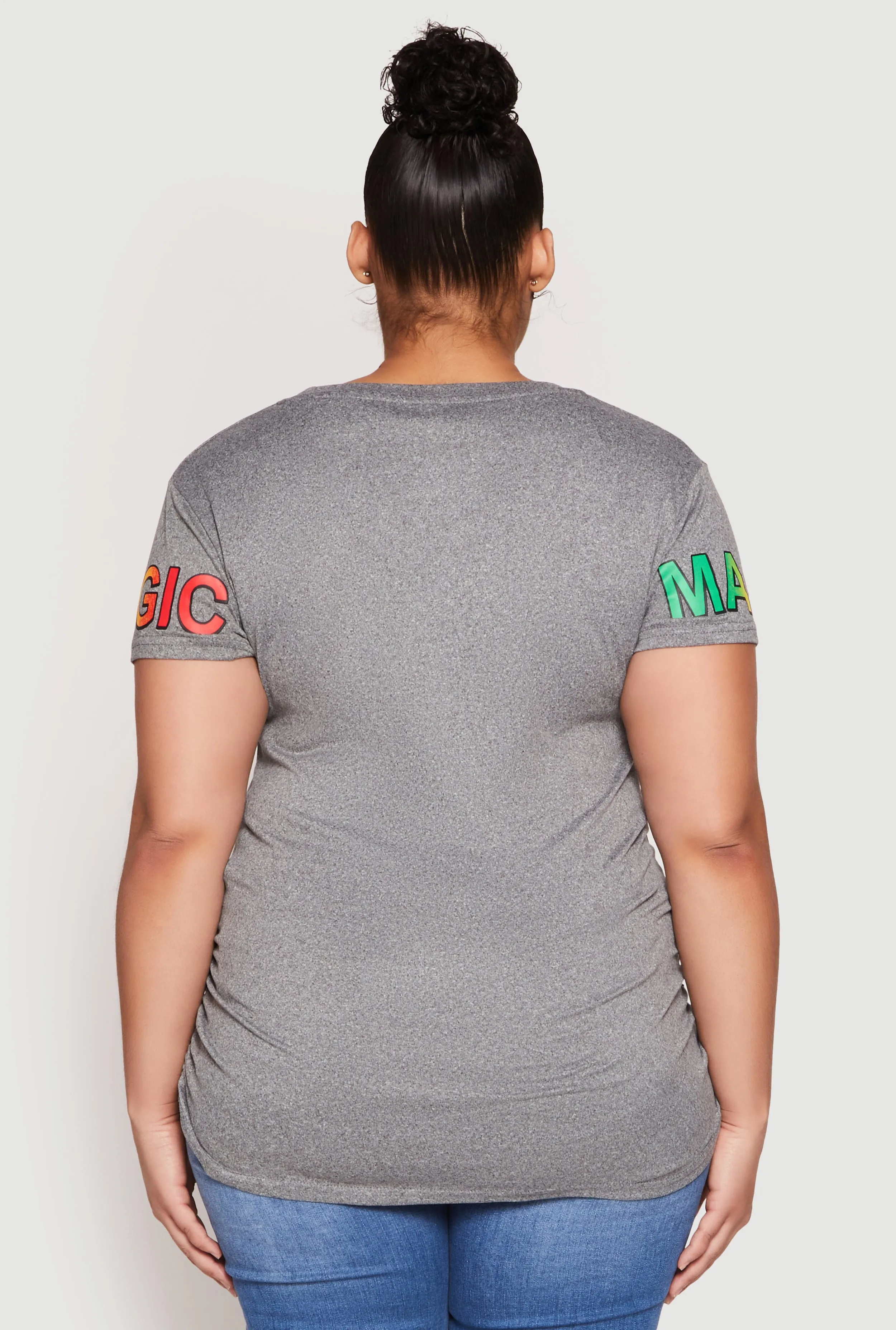 Plus Size Black Girl Magic Graphic Tee sold by Rainbow product image thumbnail 5