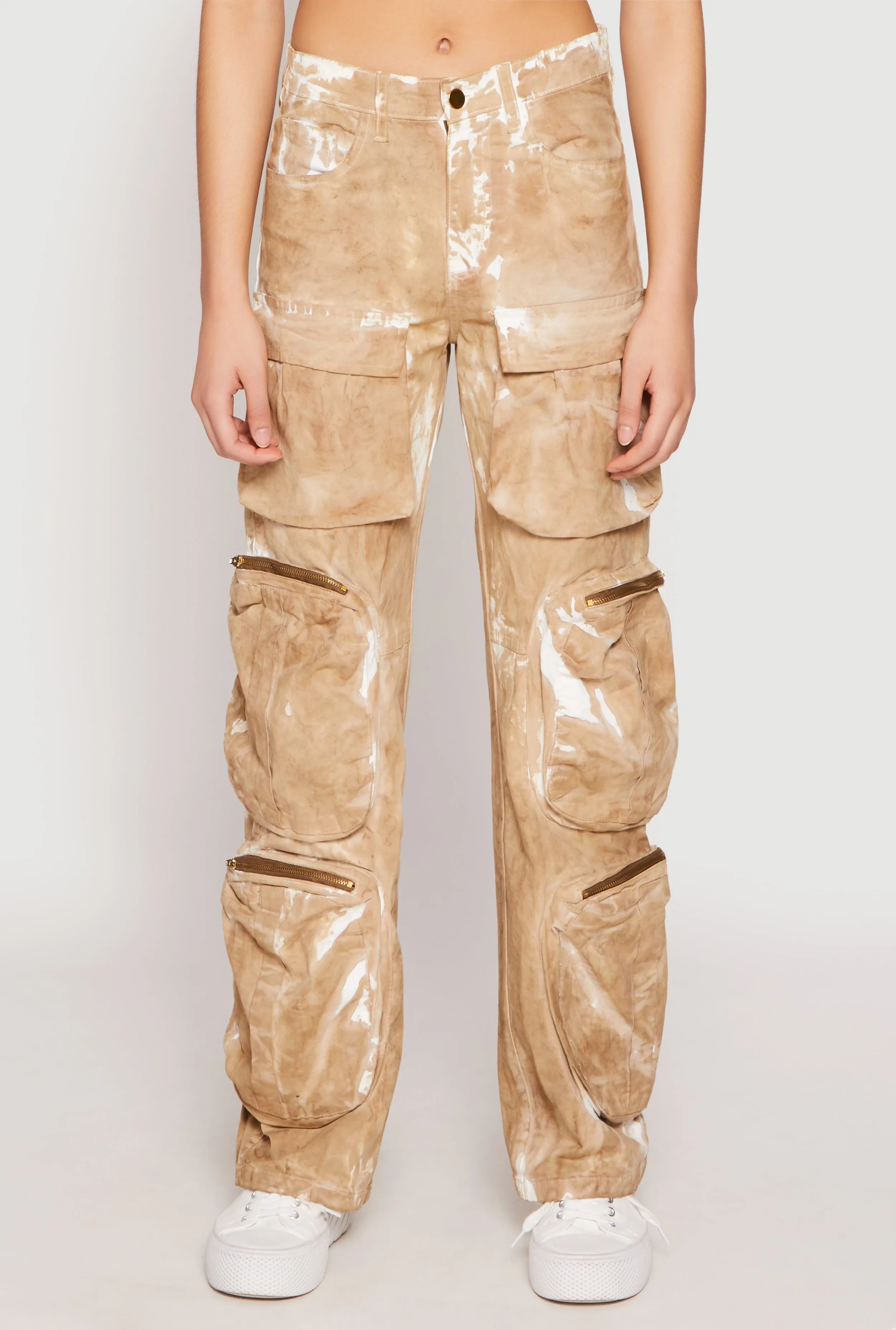 Paint Splatter Zip Cargo Pants sold by Rainbow product image thumbnail 3