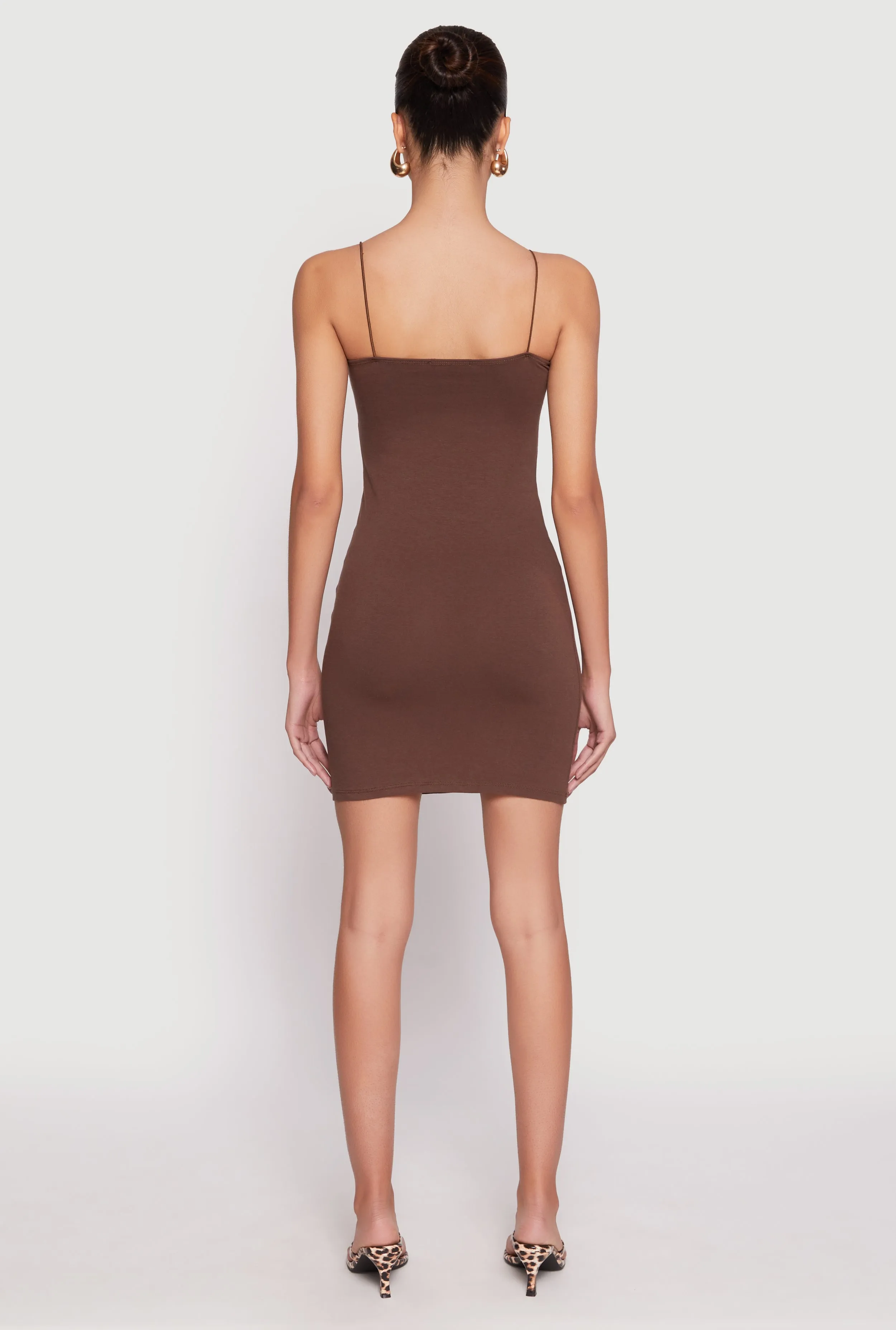 Scoop Neck Cami Bodycon Dress sold by Rainbow product image thumbnail 3