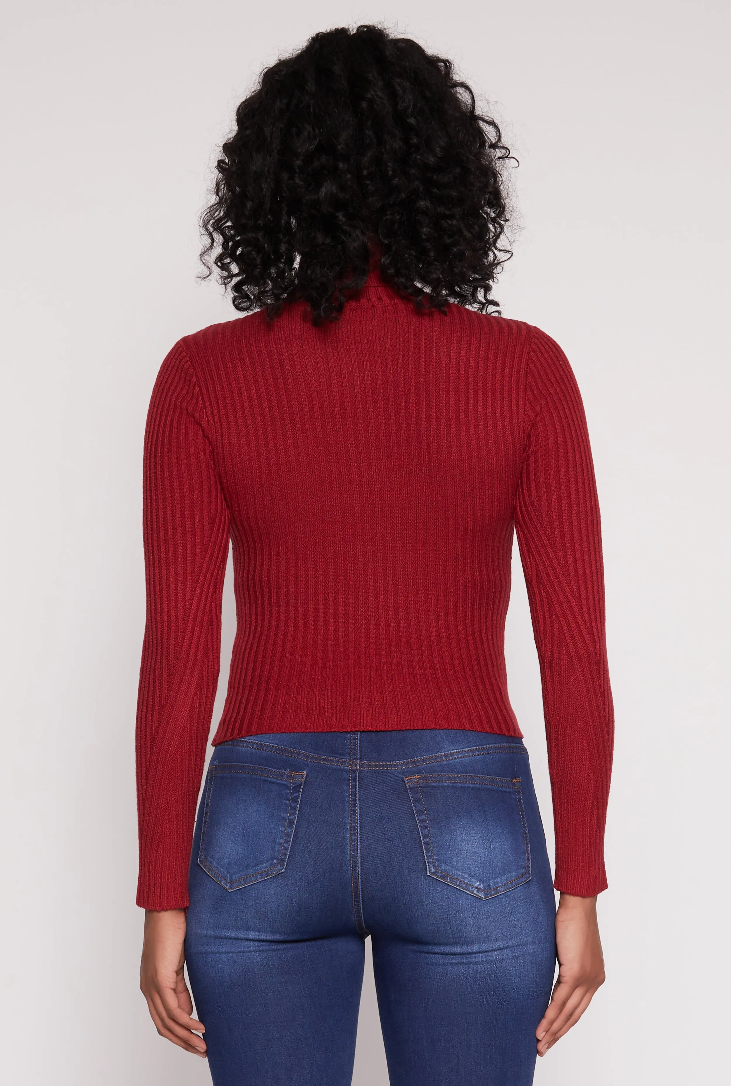 Rib Knit Turtleneck Sweater sold by Rainbow product image thumbnail 5