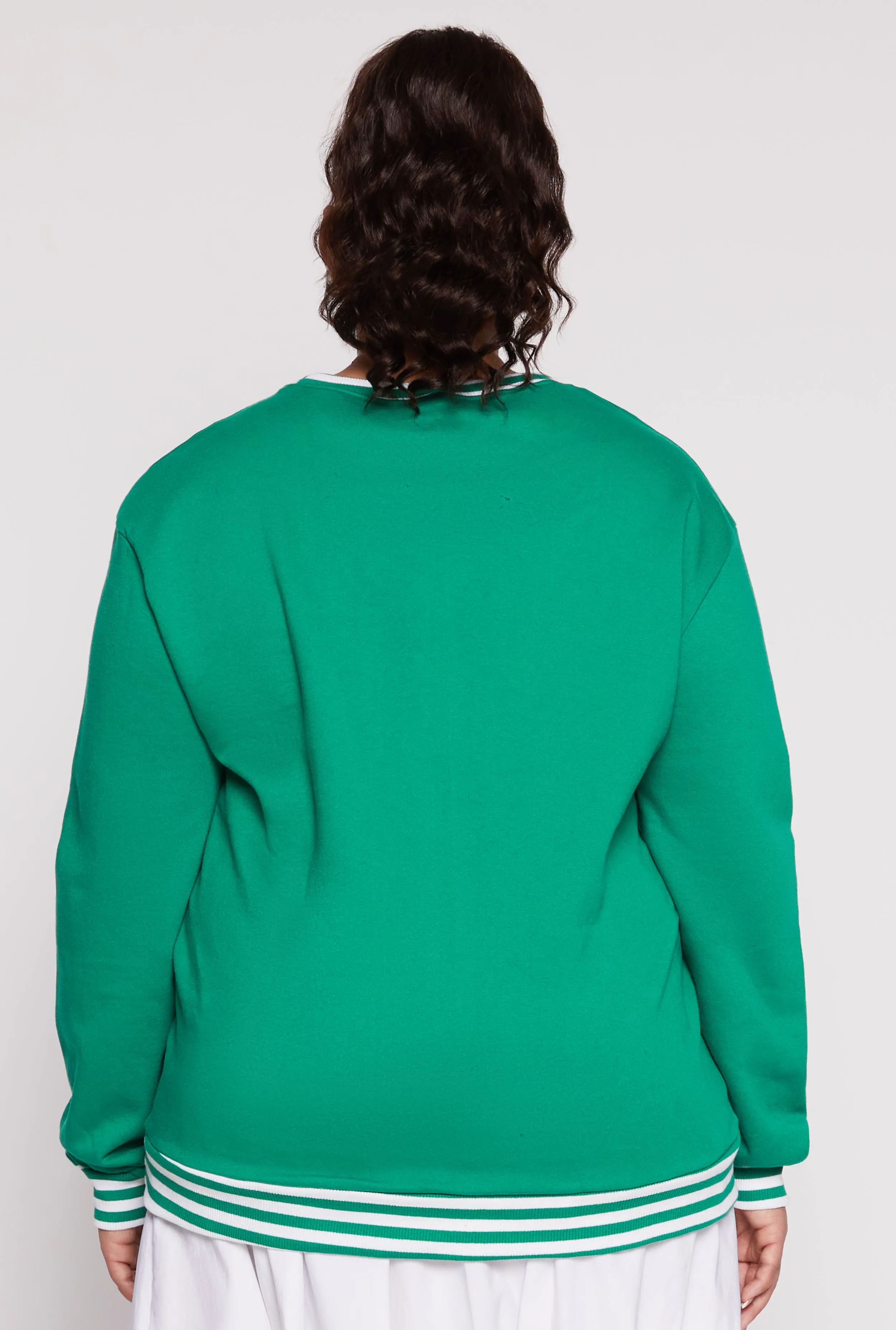 Plus Size Chenille Brooklyn New York Sweatshirt sold by Rainbow product image thumbnail 5