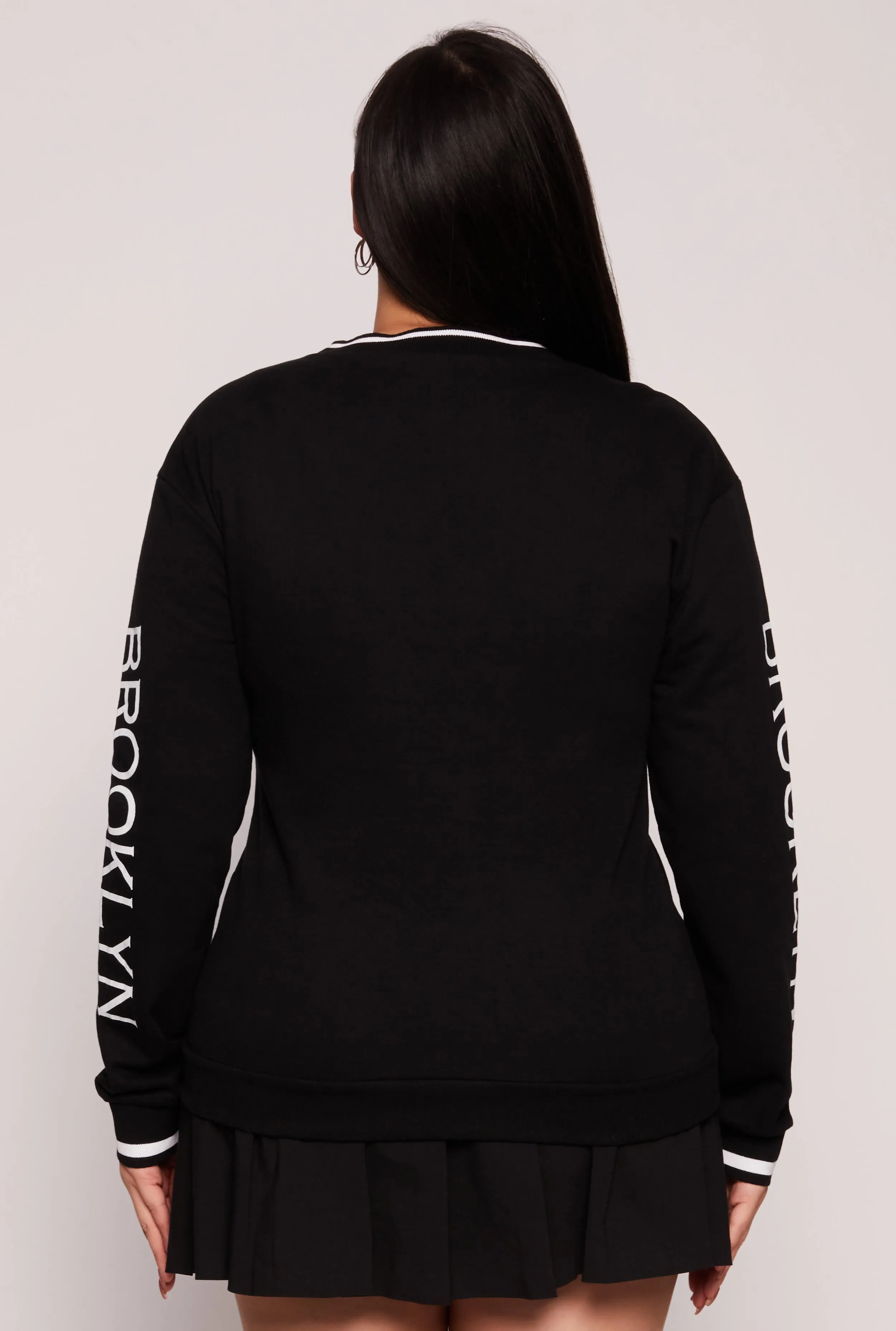 Plus Size Brooklyn Embroidered Sweatshirt sold by Rainbow product image thumbnail 5