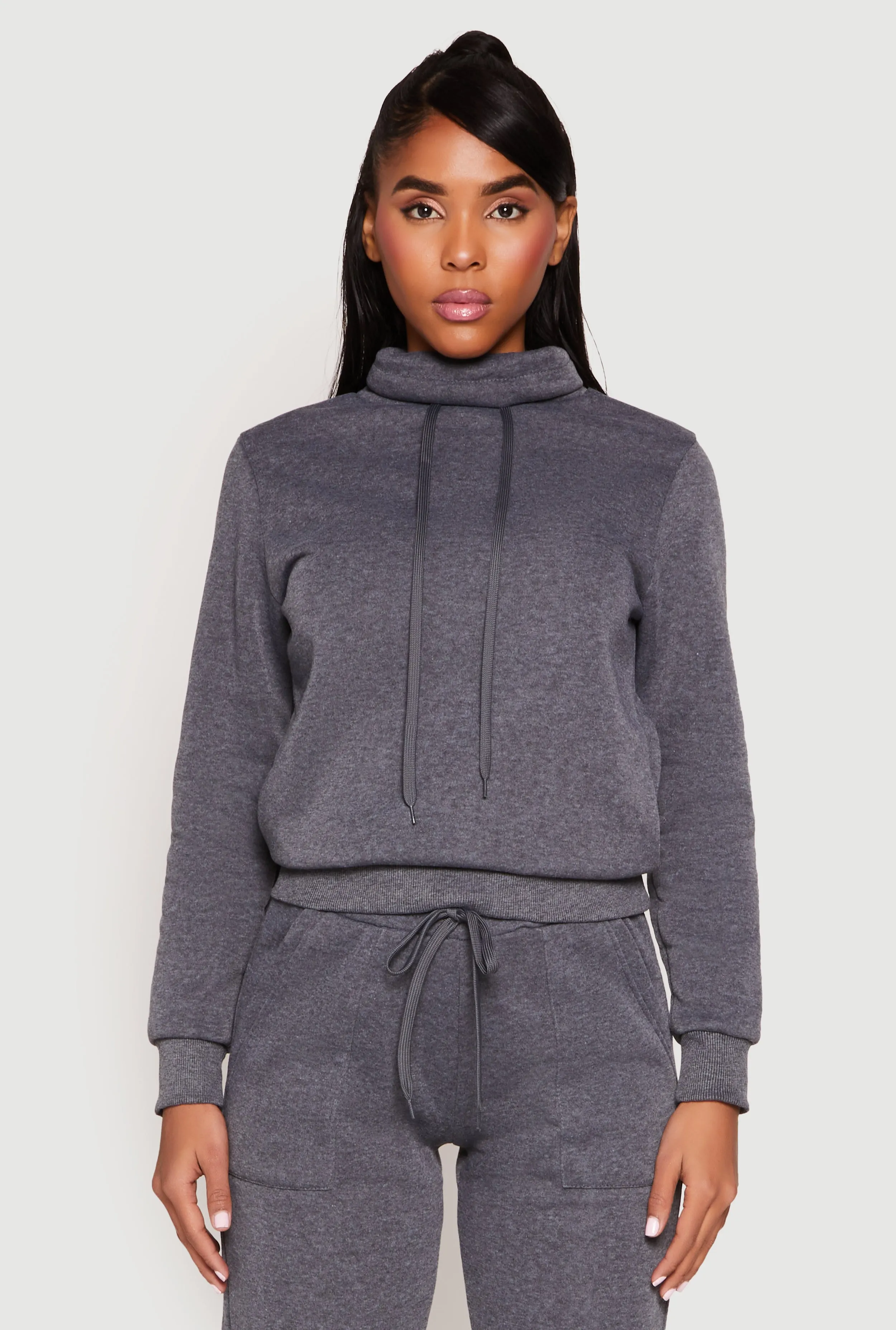 Funnel Neck Sweatshirt sold by Rainbow