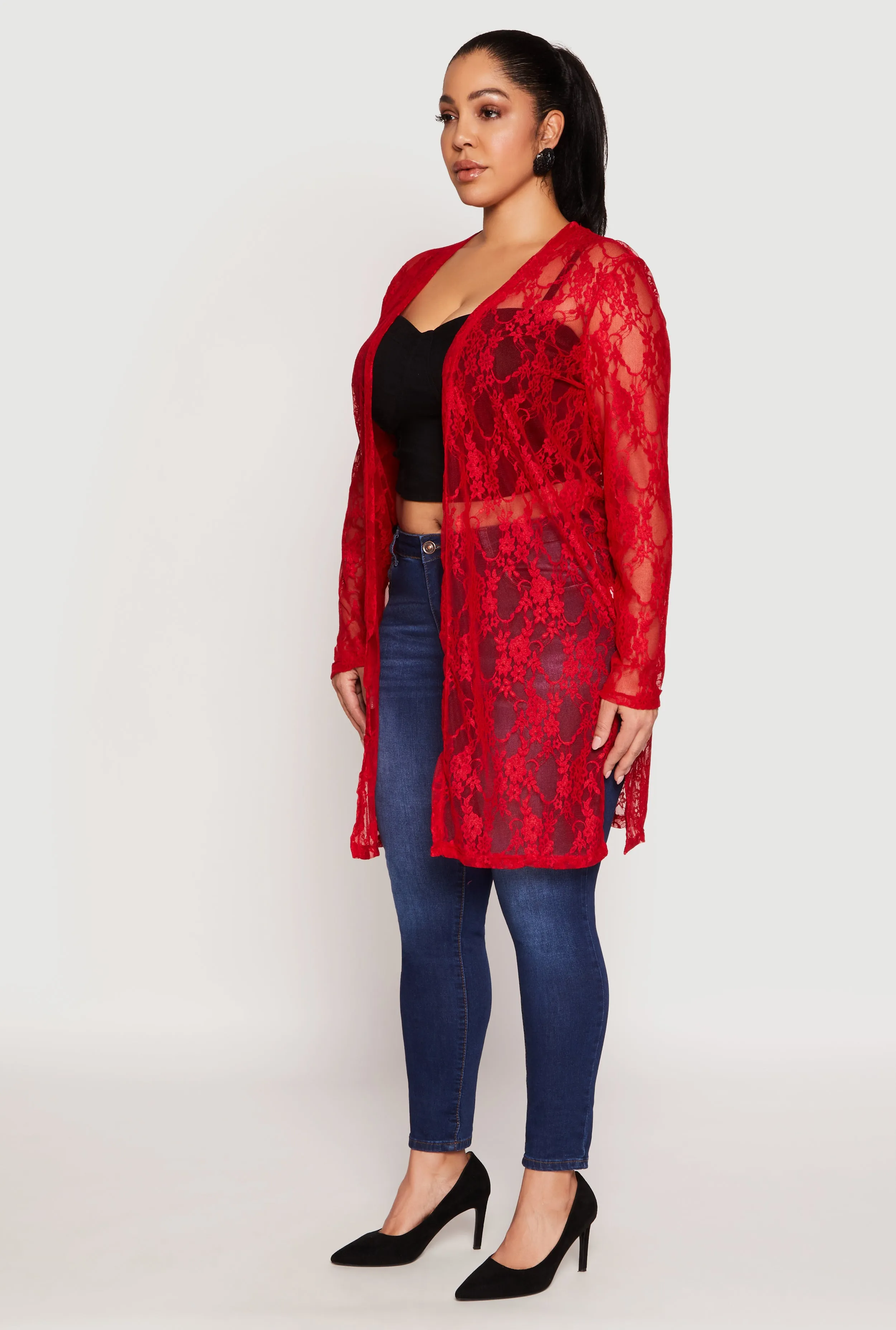 Plus Size Lace Duster sold by Rainbow product image thumbnail 3