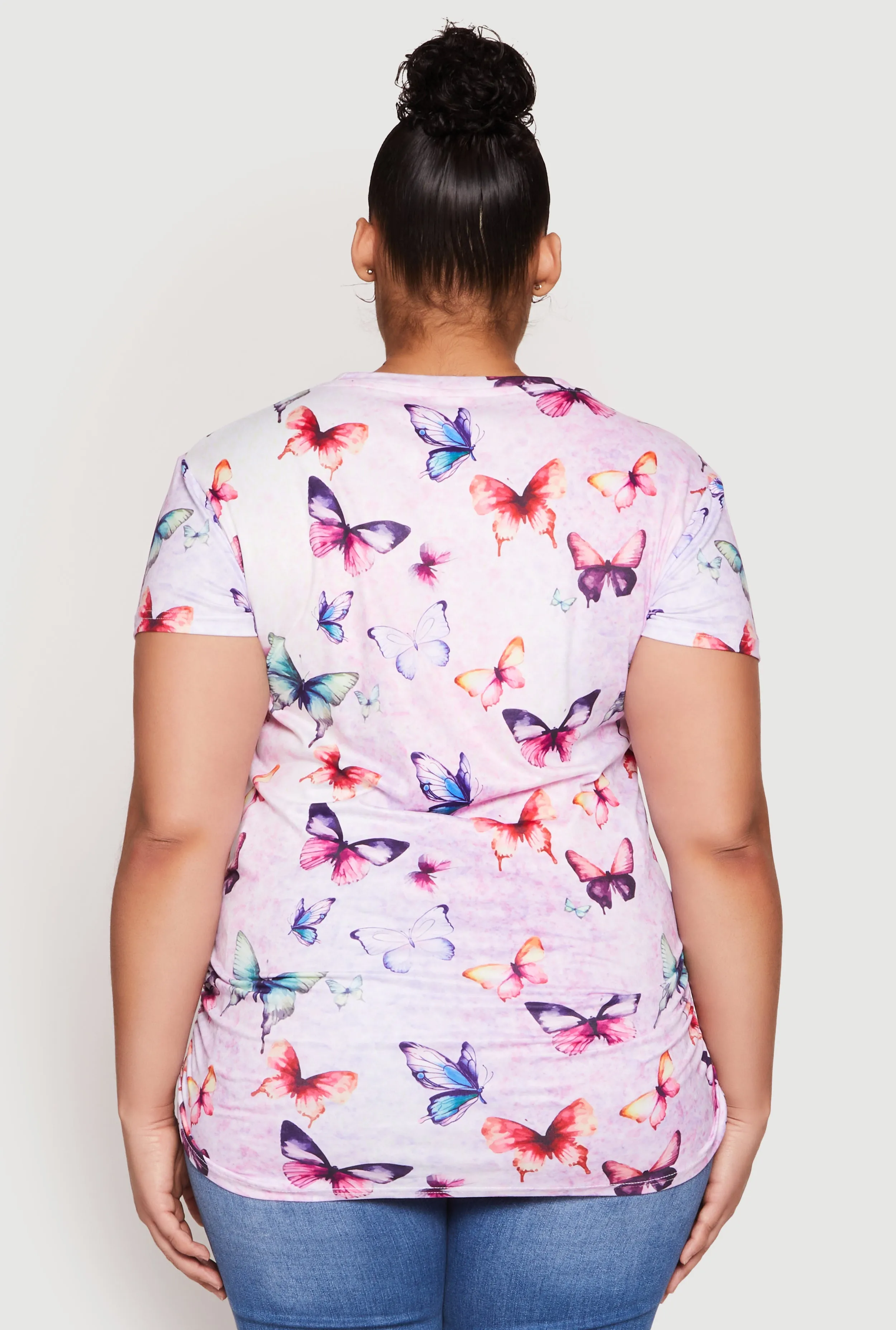 Plus Size Melanin Magic Ruched Graphic Top sold by Rainbow product image thumbnail 5