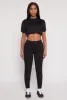 French Terry Pull On High Waisted Joggers sold by Rainbow