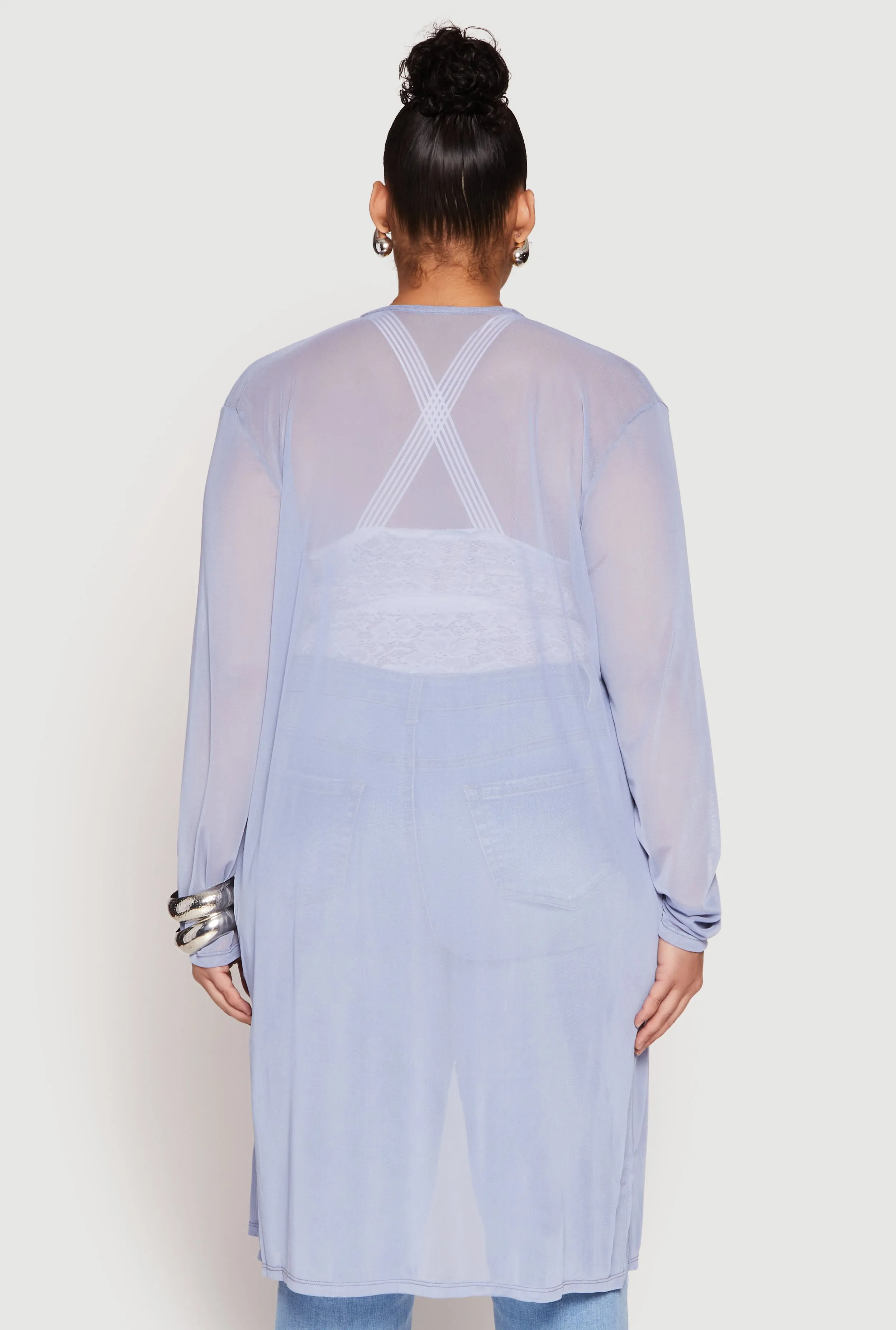 Plus Size Mesh Duster sold by Rainbow product image thumbnail 5