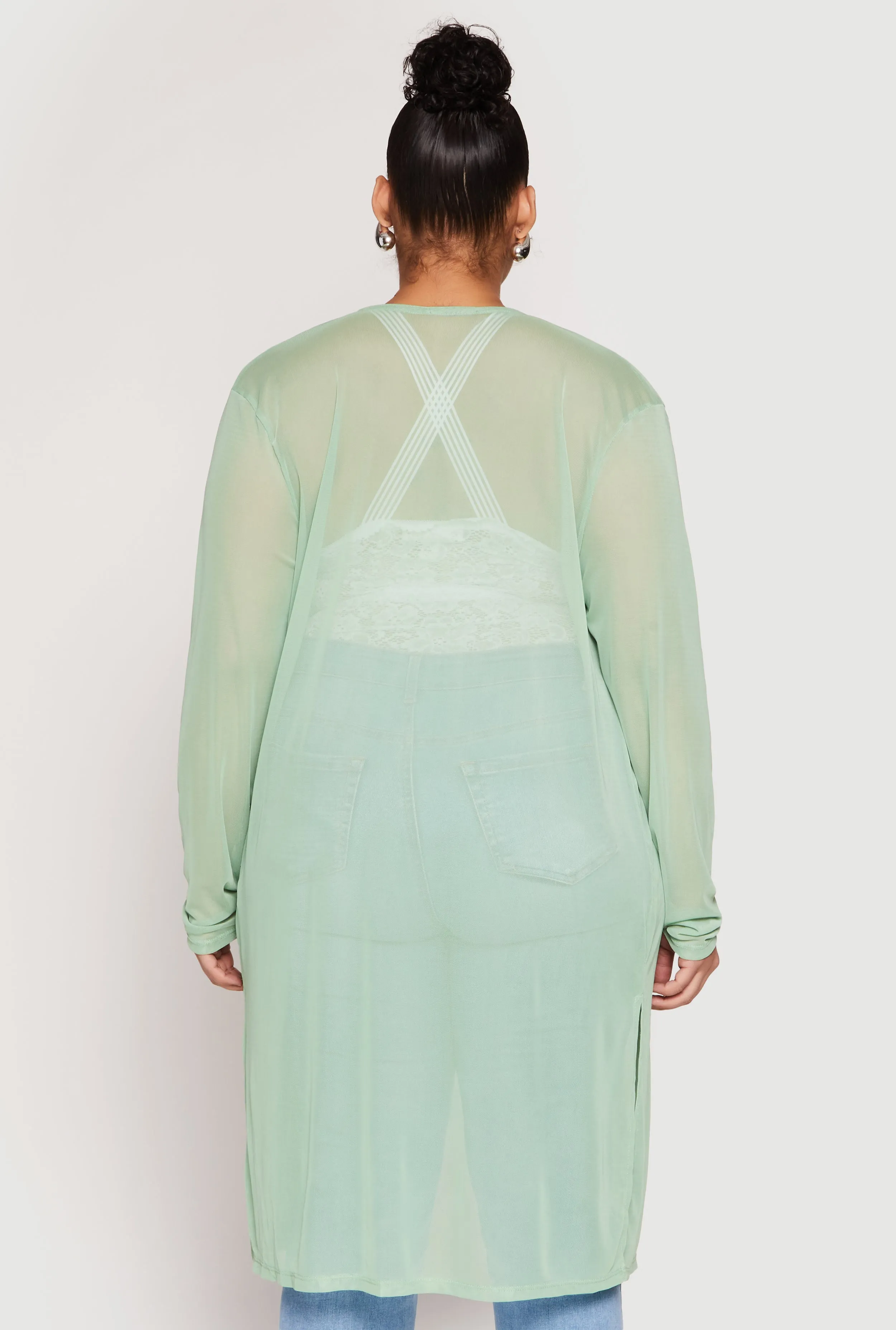 Plus Size Mesh Duster sold by Rainbow product image thumbnail 5