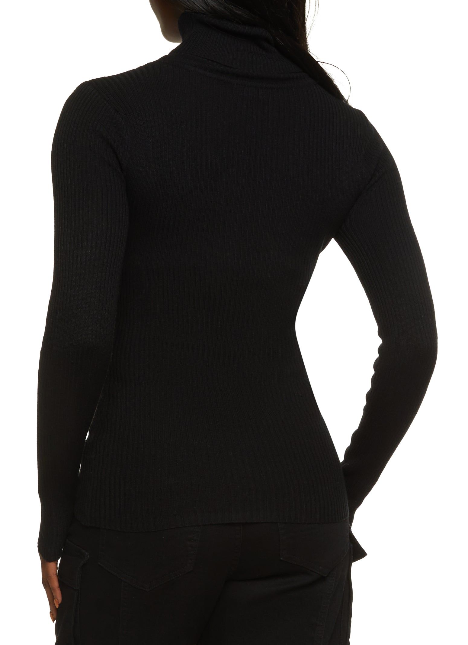 Basic Ribbed Turtleneck Top sold by Rainbow product image thumbnail 2