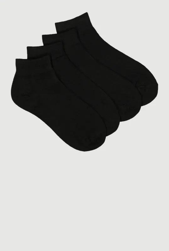 Quarter Socks 4 Pack Size 9-11 sold by Rainbow