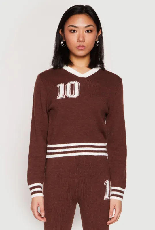 Daisy Johnny Collar 10 Graphic Sweater sold by Rainbow