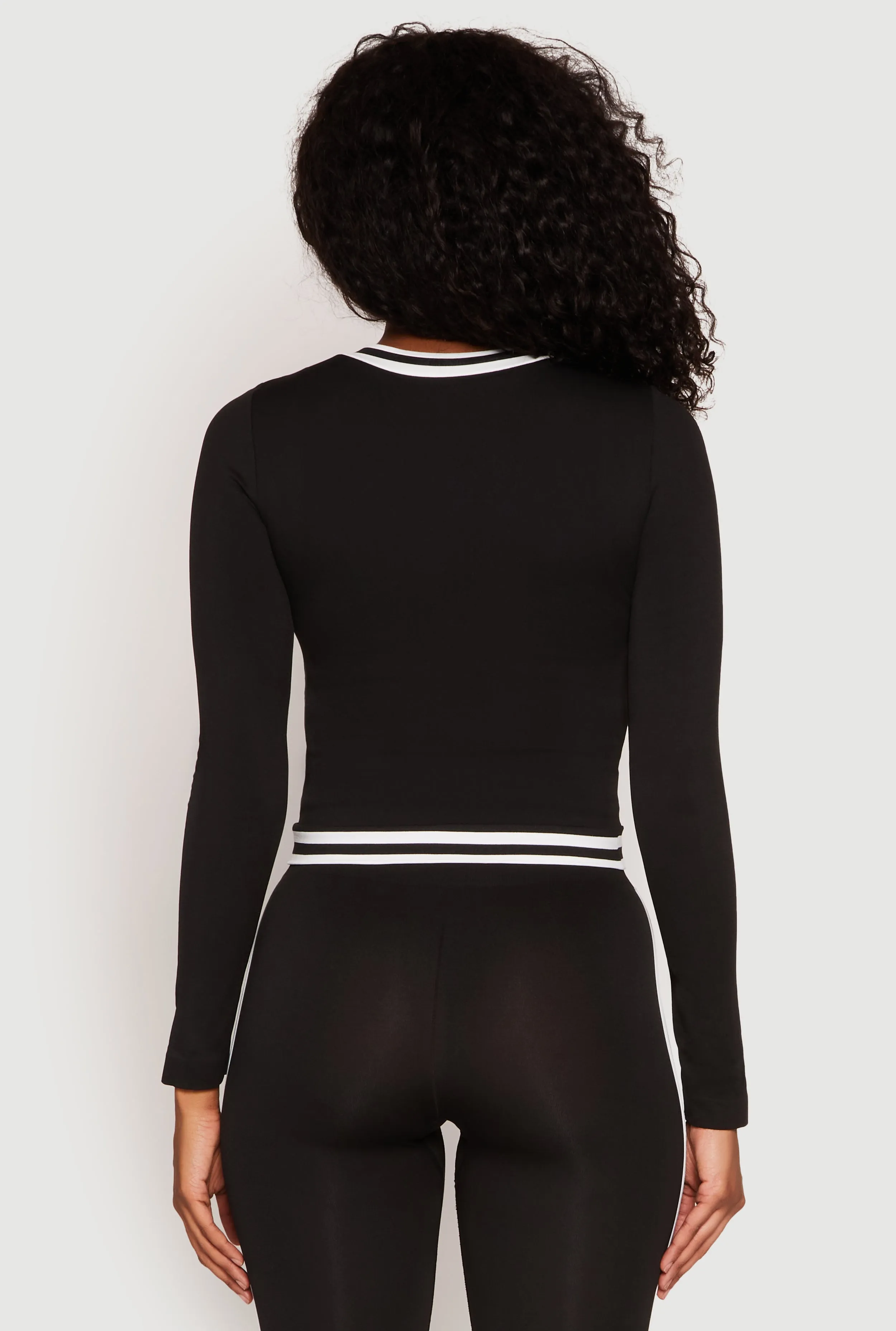 Seamless Varsity Stripe Track Jacket sold by Rainbow product image thumbnail 5