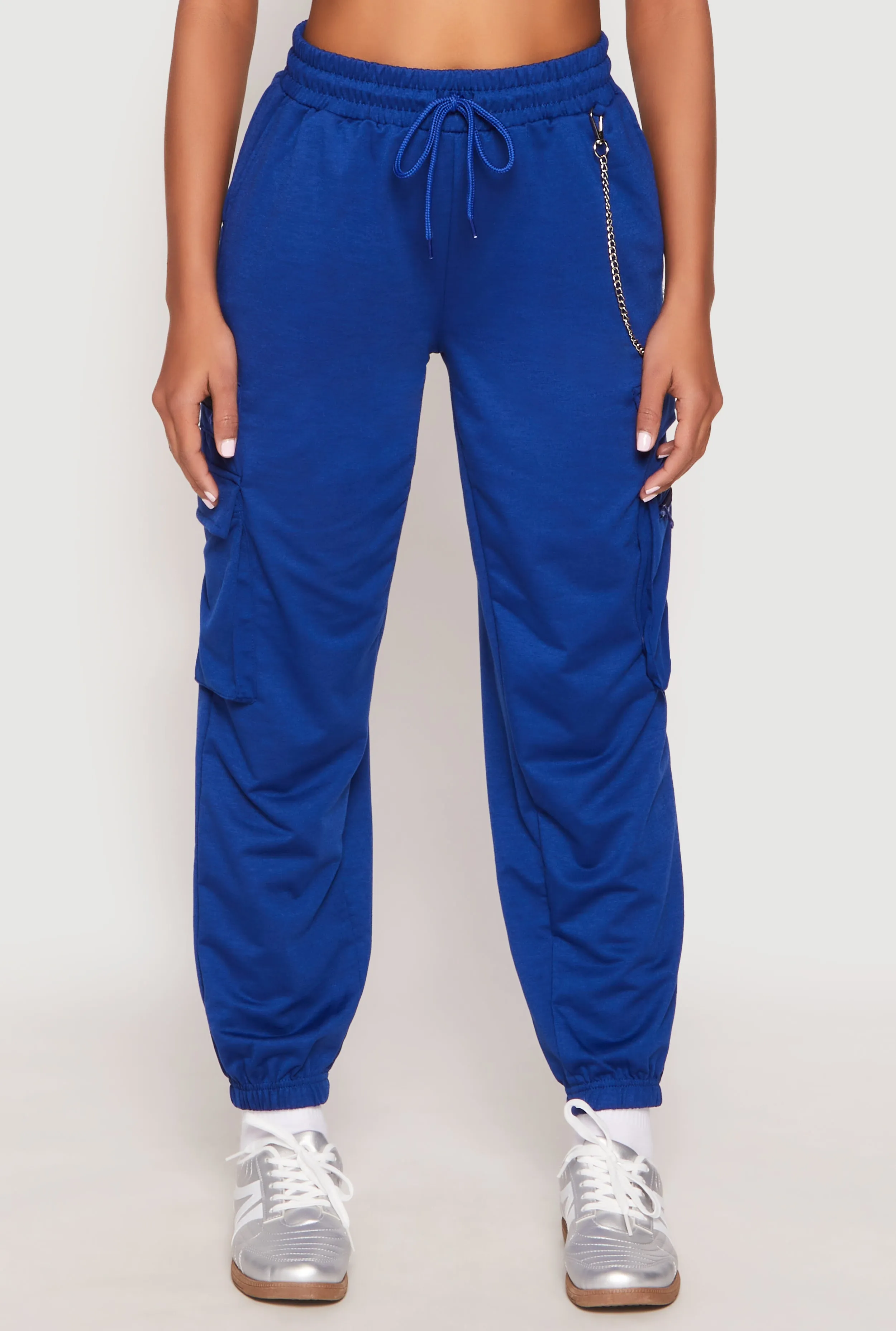 French Terry Chain Detail Cargo Joggers sold by Rainbow product image thumbnail 2