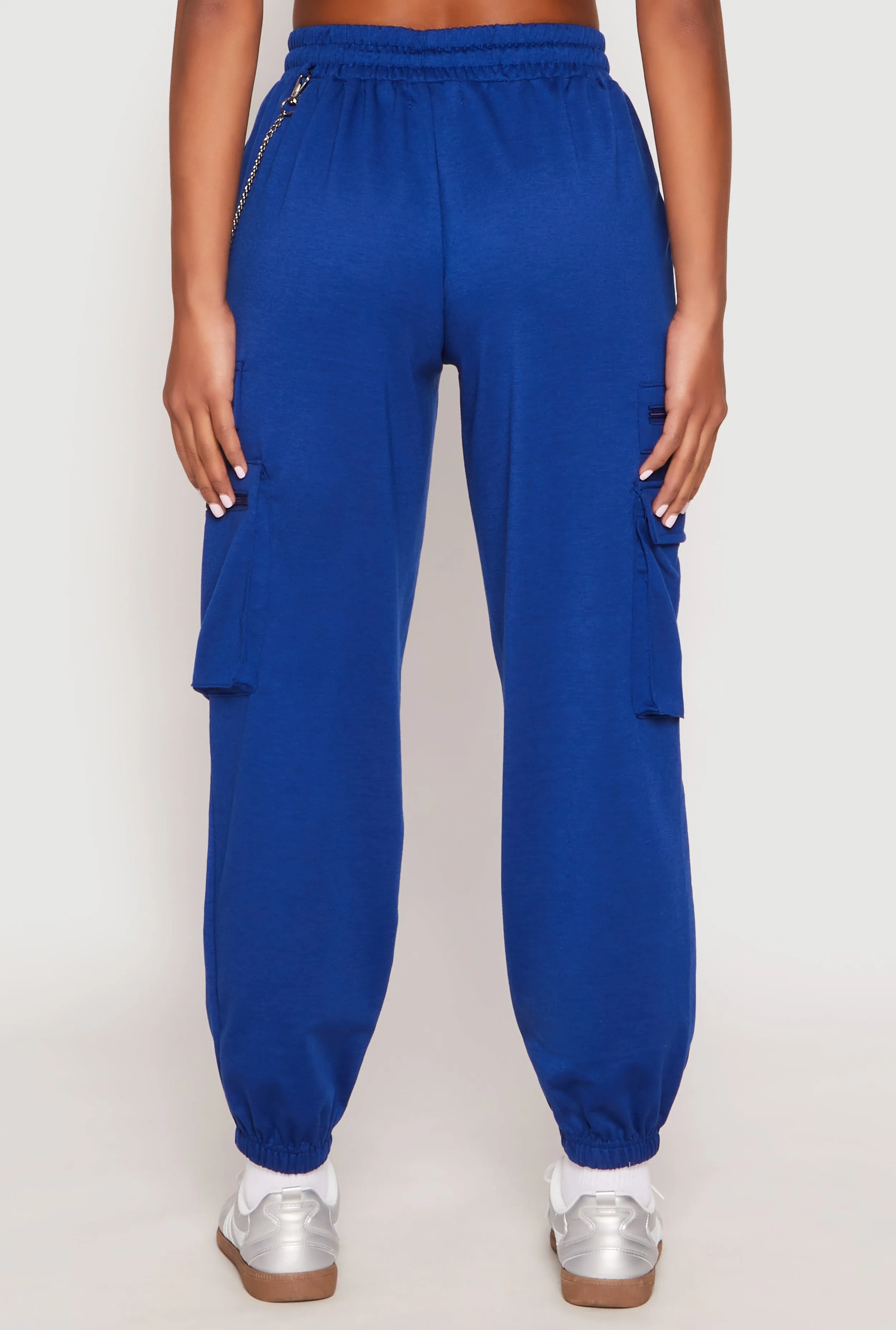 French Terry Chain Detail Cargo Joggers sold by Rainbow product image thumbnail 3