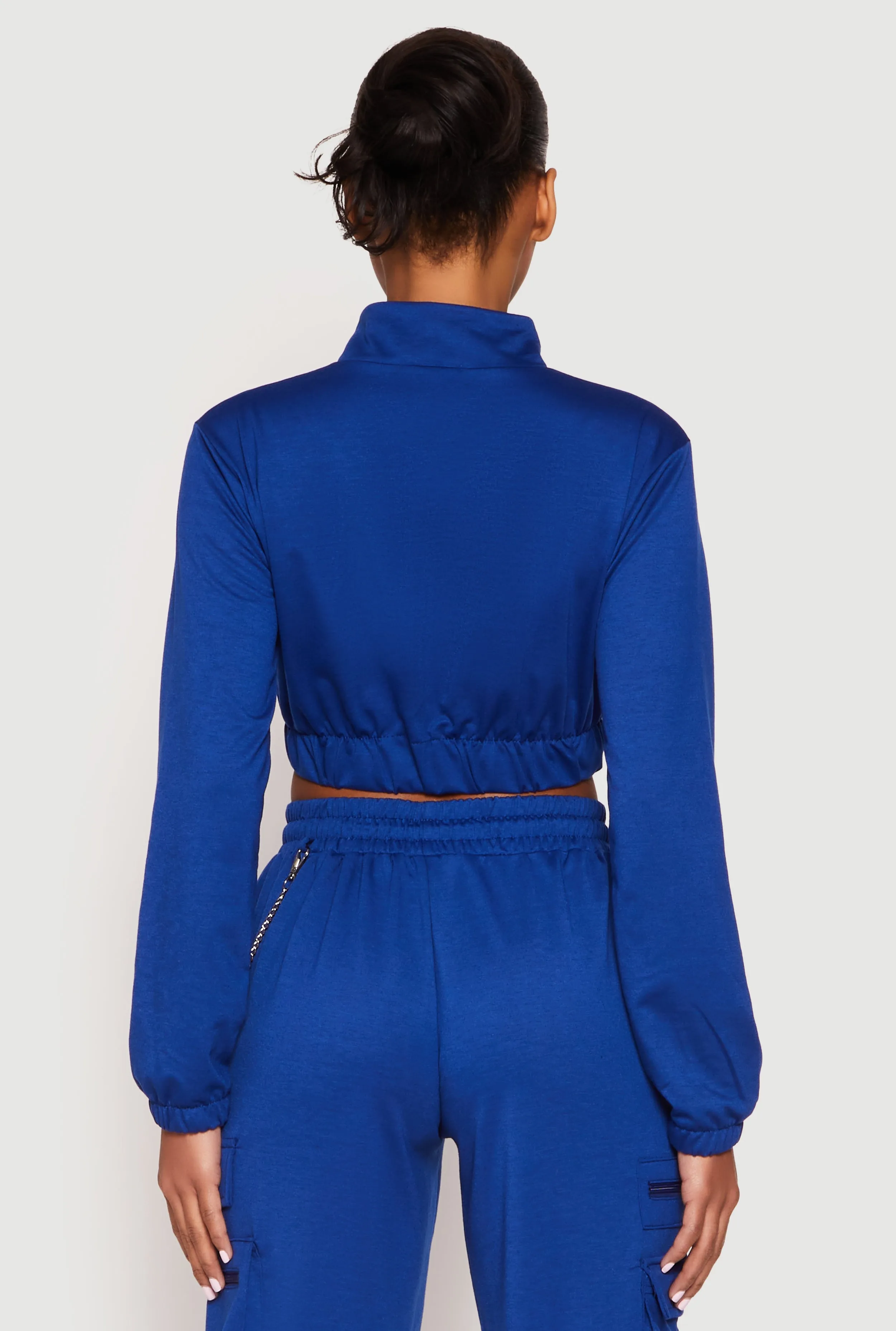 Zip Front Cropped Sweatshirt sold by Rainbow product image thumbnail 5