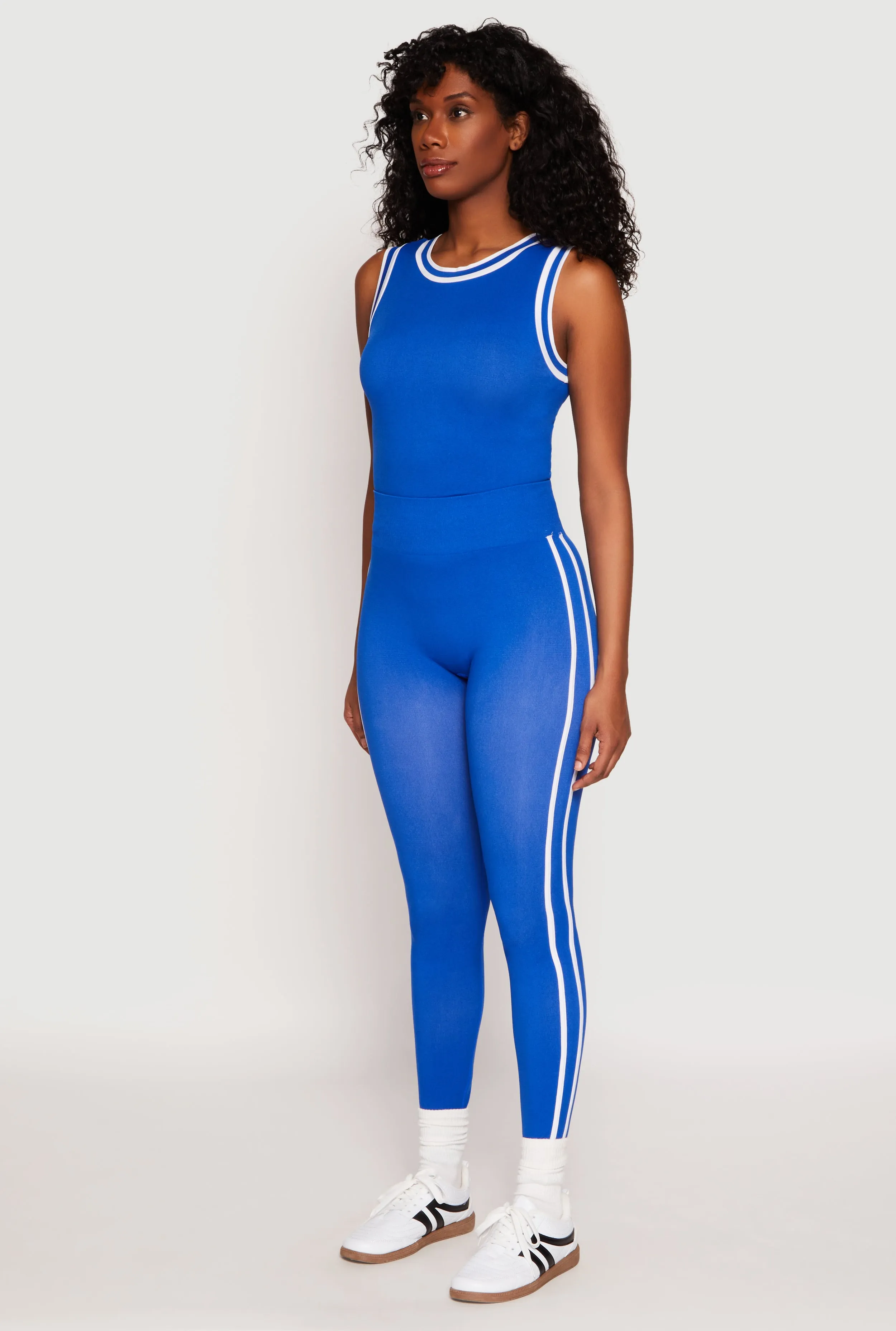 Seamless Varsity Stripe Leggings sold by Rainbow product image thumbnail 2