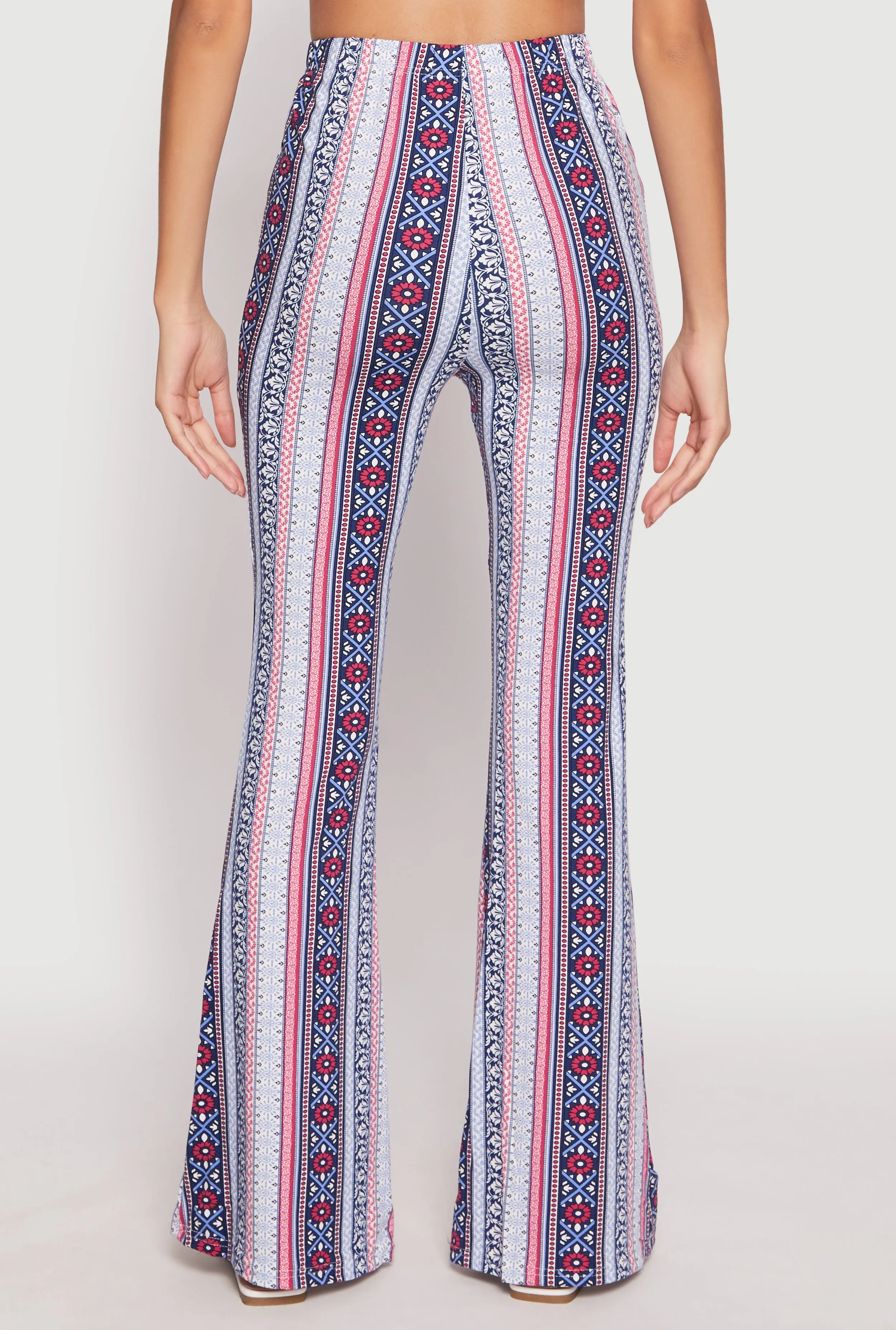 Boho Print High Waist Flare Pants sold by Rainbow product image thumbnail 5