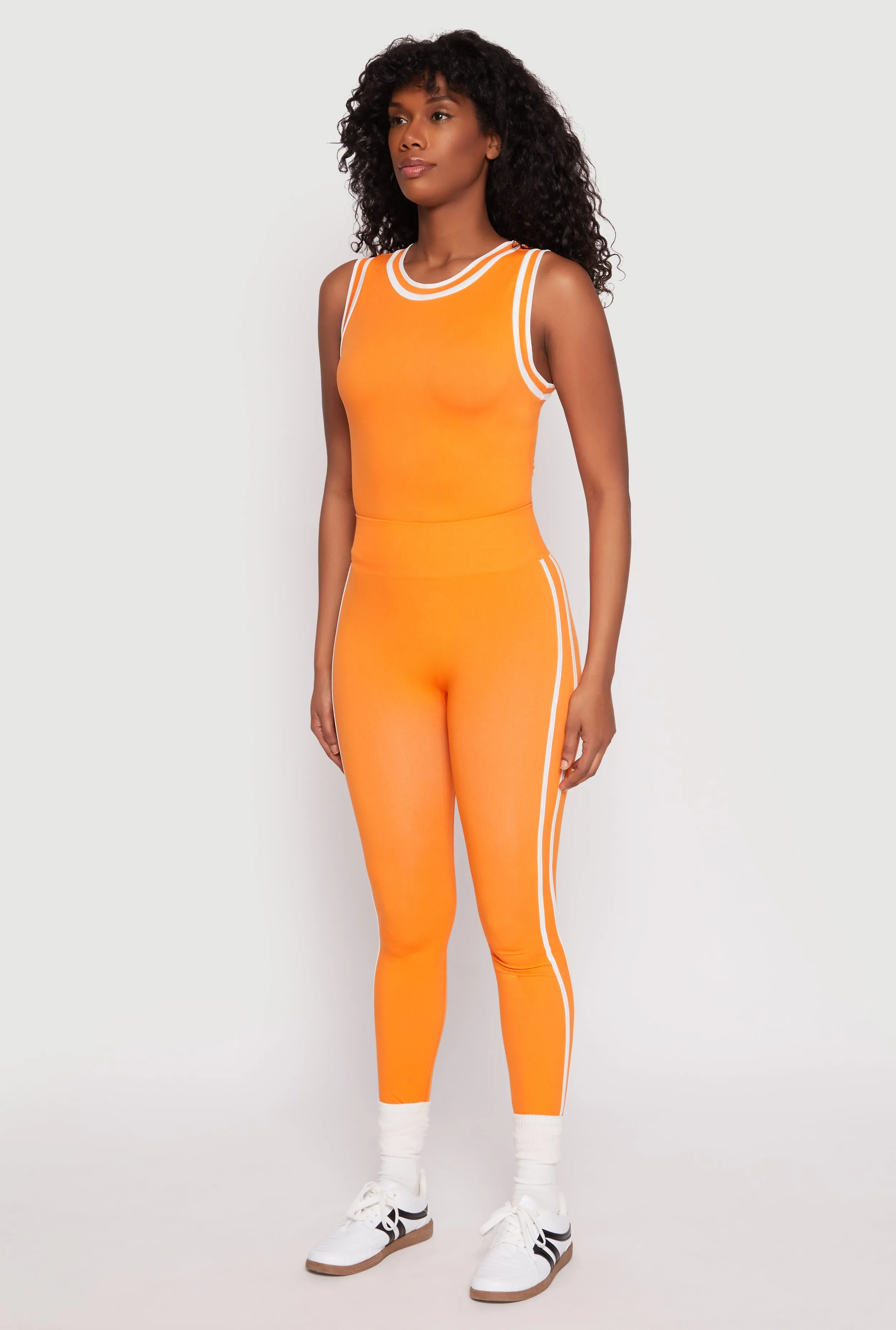 Seamless Varsity Stripe Leggings sold by Rainbow product image thumbnail 2