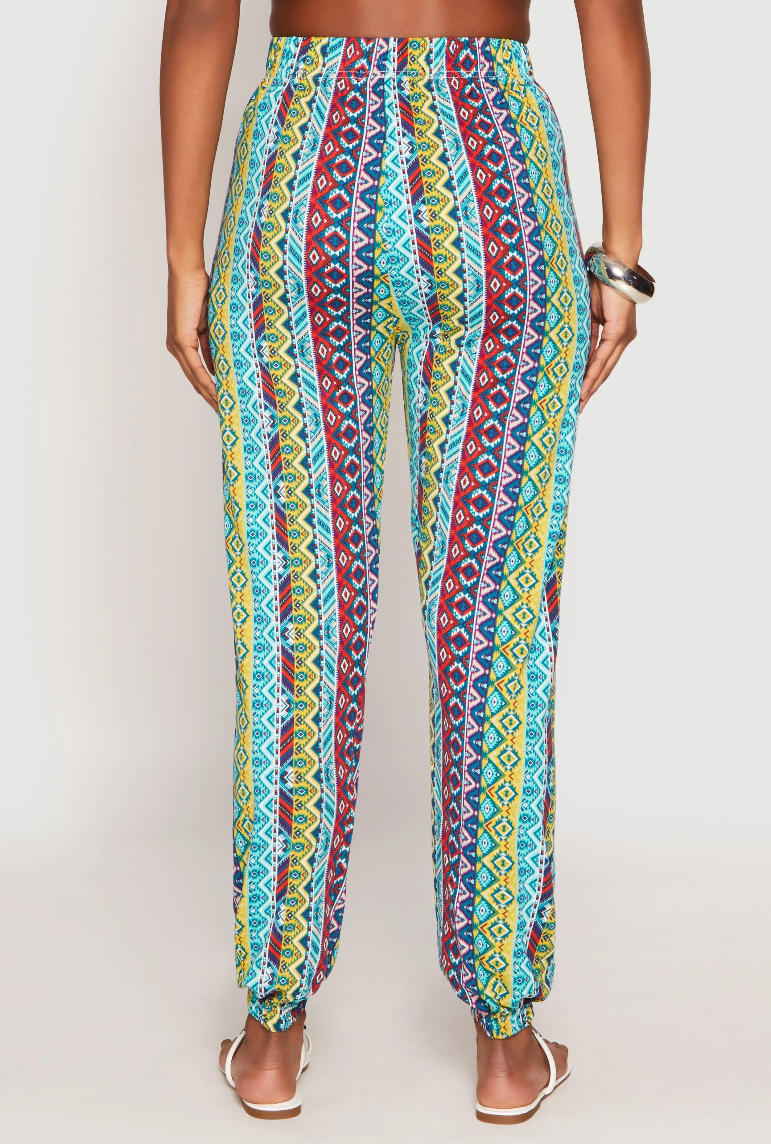 Boho Border Print Joggers sold by Rainbow product image thumbnail 5