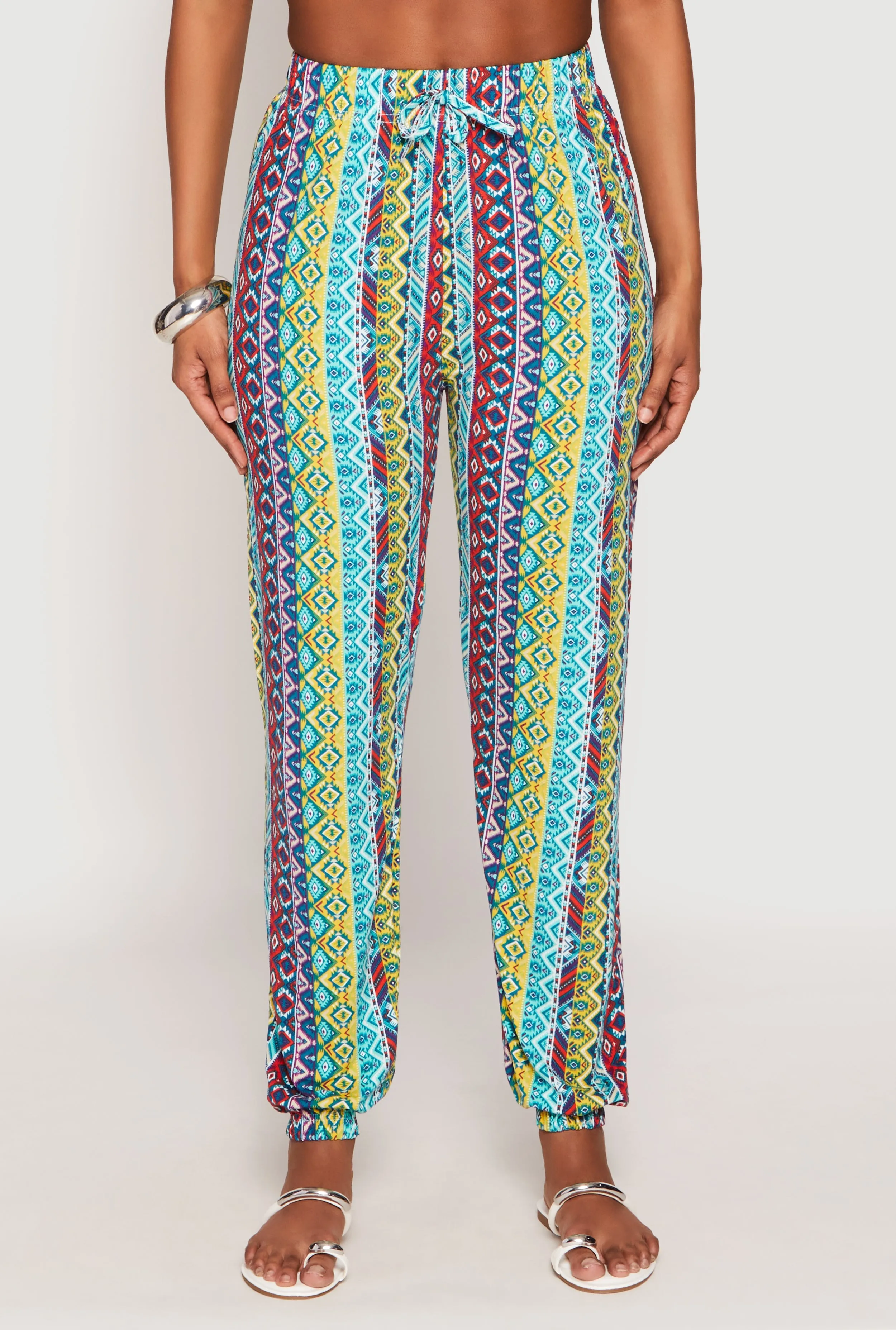 Boho Border Print Joggers sold by Rainbow product image thumbnail 3