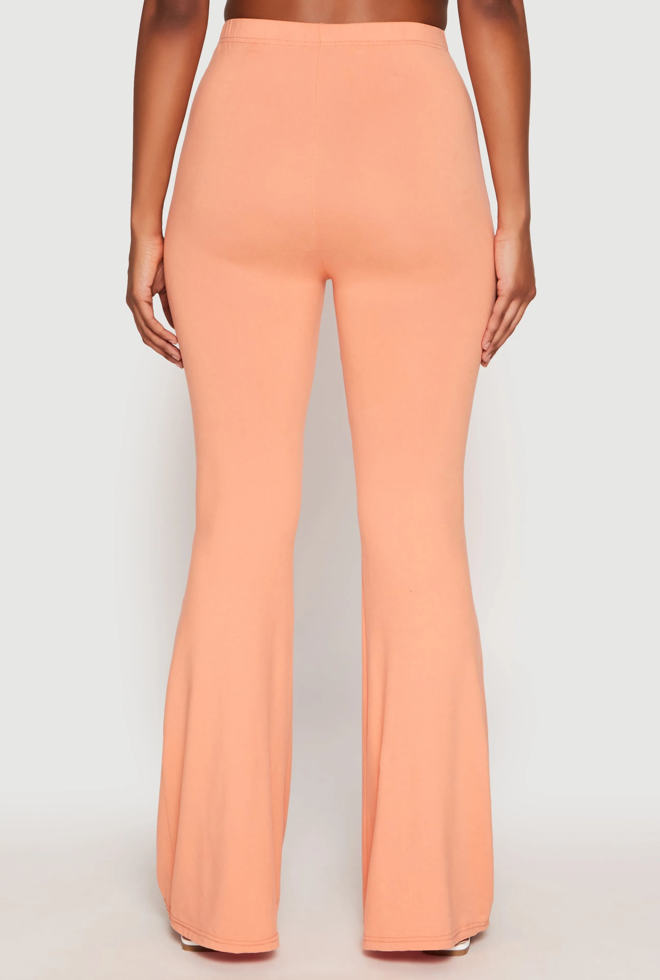 Soft Knit High Waisted Flare Pants sold by Rainbow product image thumbnail 5